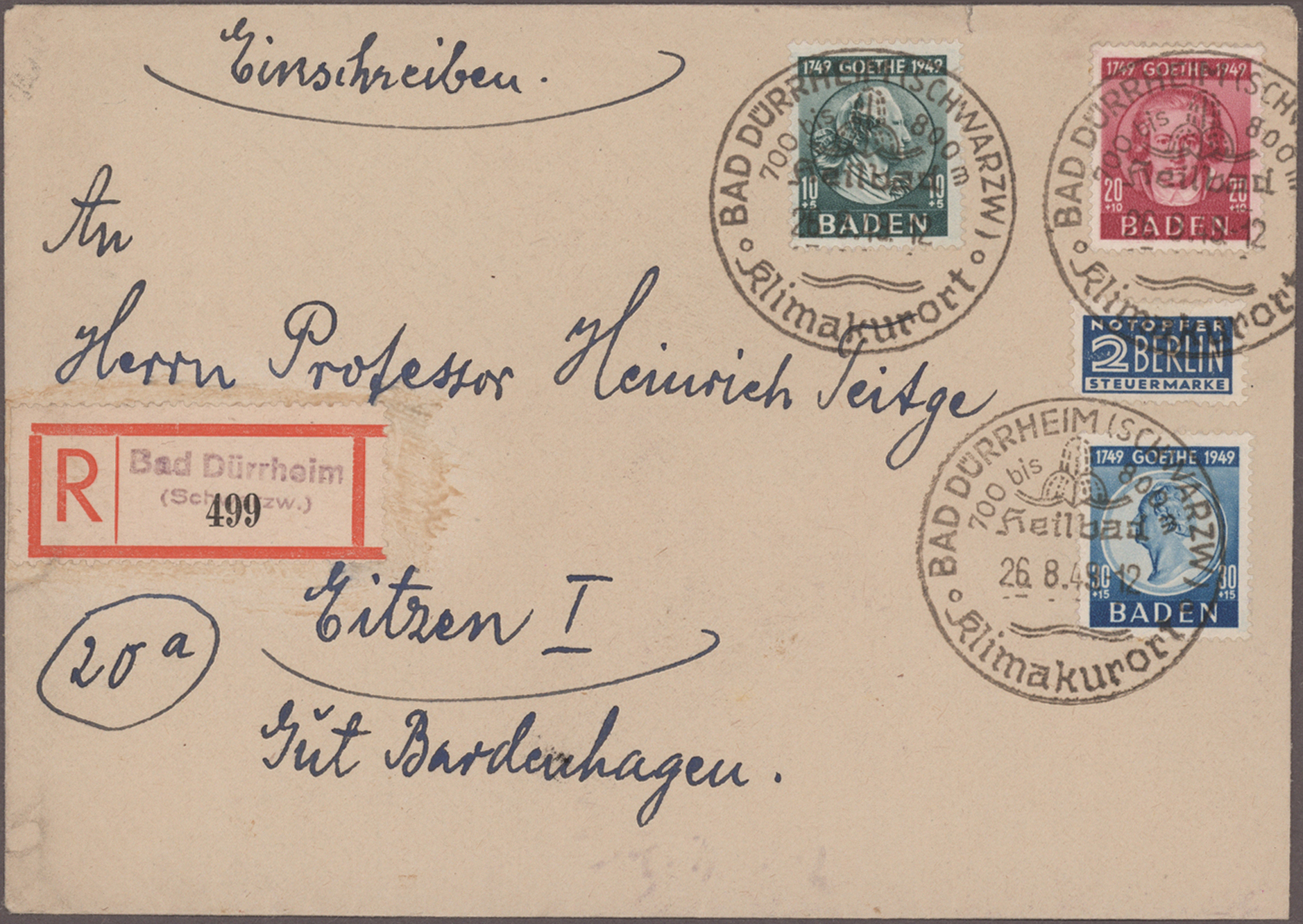 Lot 15106 - französische zone - Auktionshaus Christoph Gärtner GmbH & Co. KG 58th AUCTION - Day 5 Lot 15106 - französische zone - Auktionshaus Christoph Gärtner GmbH & Co. KG 58th AUCTION - Day 5