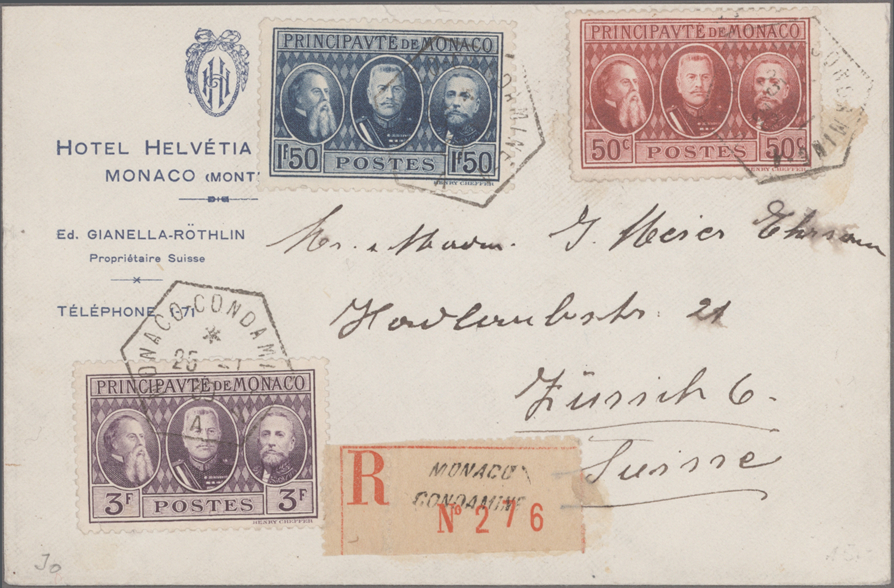 Lot 09397 - Monaco - Auktionshaus Christoph Gärtner GmbH & Co. KG 56th AUCTION - Day 4 Lot 09397 - Monaco - Auktionshaus Christoph Gärtner GmbH & Co. KG 56th AUCTION - Day 4