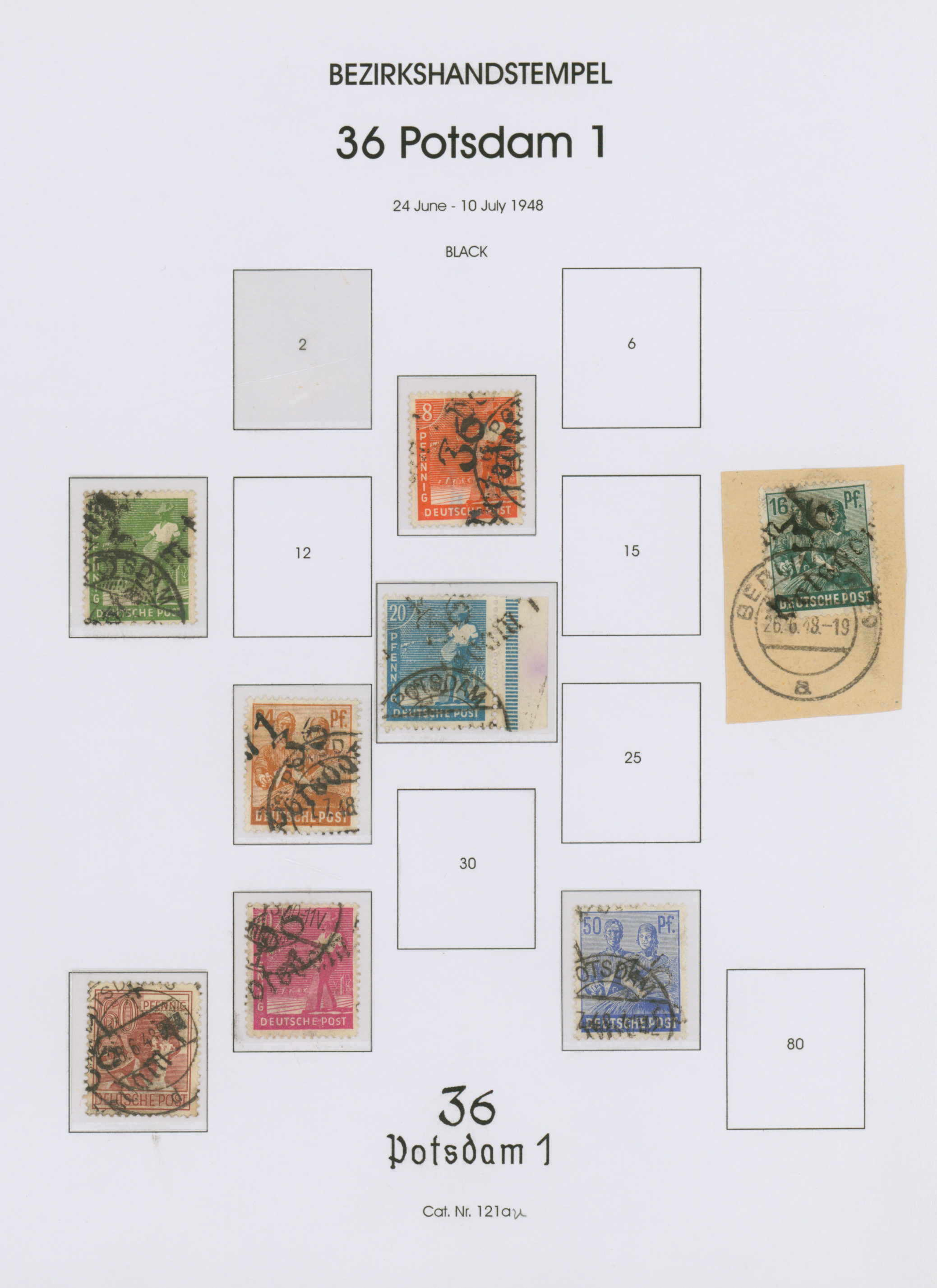 Lot 14849 - Sowjetische Zone - Bezirkshandstempel - VII - Bez. 36 (Potsdam) - Auktionshaus Christoph Gärtner GmbH & Co. KG 58th AUCTION - Day 5 Lot 14849 - Sowjetische Zone - Bezirkshandstempel - VII - Bez. 36 (Potsdam) - Auktionshaus Christoph Gärtner GmbH & Co. KG 58th AUCTION - Day 5