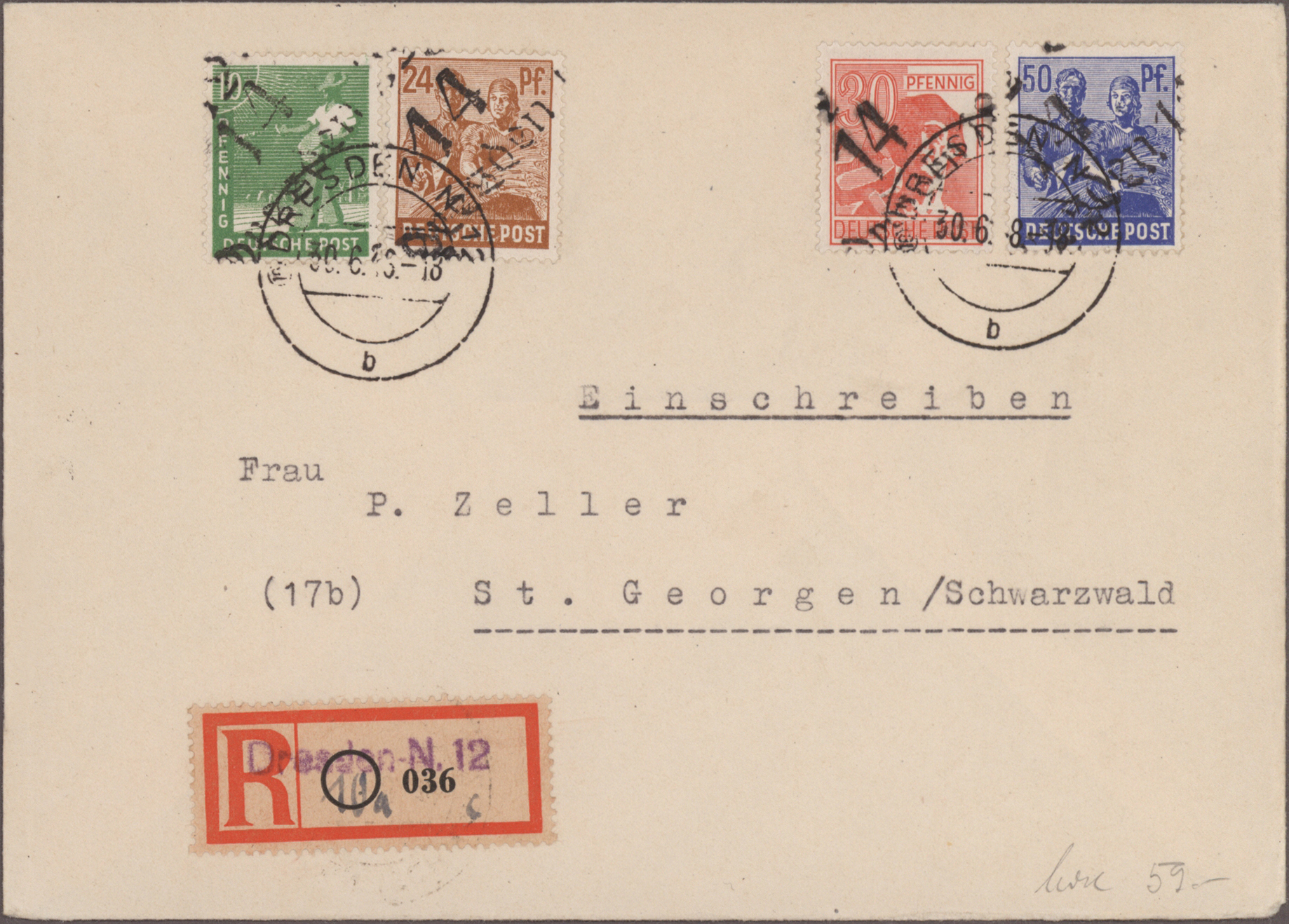 Lot 14855 - Sowjetische Zone - Allgemeine Ausgaben - Auktionshaus Christoph Gärtner GmbH & Co. KG 58th AUCTION - Day 5 Lot 14855 - Sowjetische Zone - Allgemeine Ausgaben - Auktionshaus Christoph Gärtner GmbH & Co. KG 58th AUCTION - Day 5