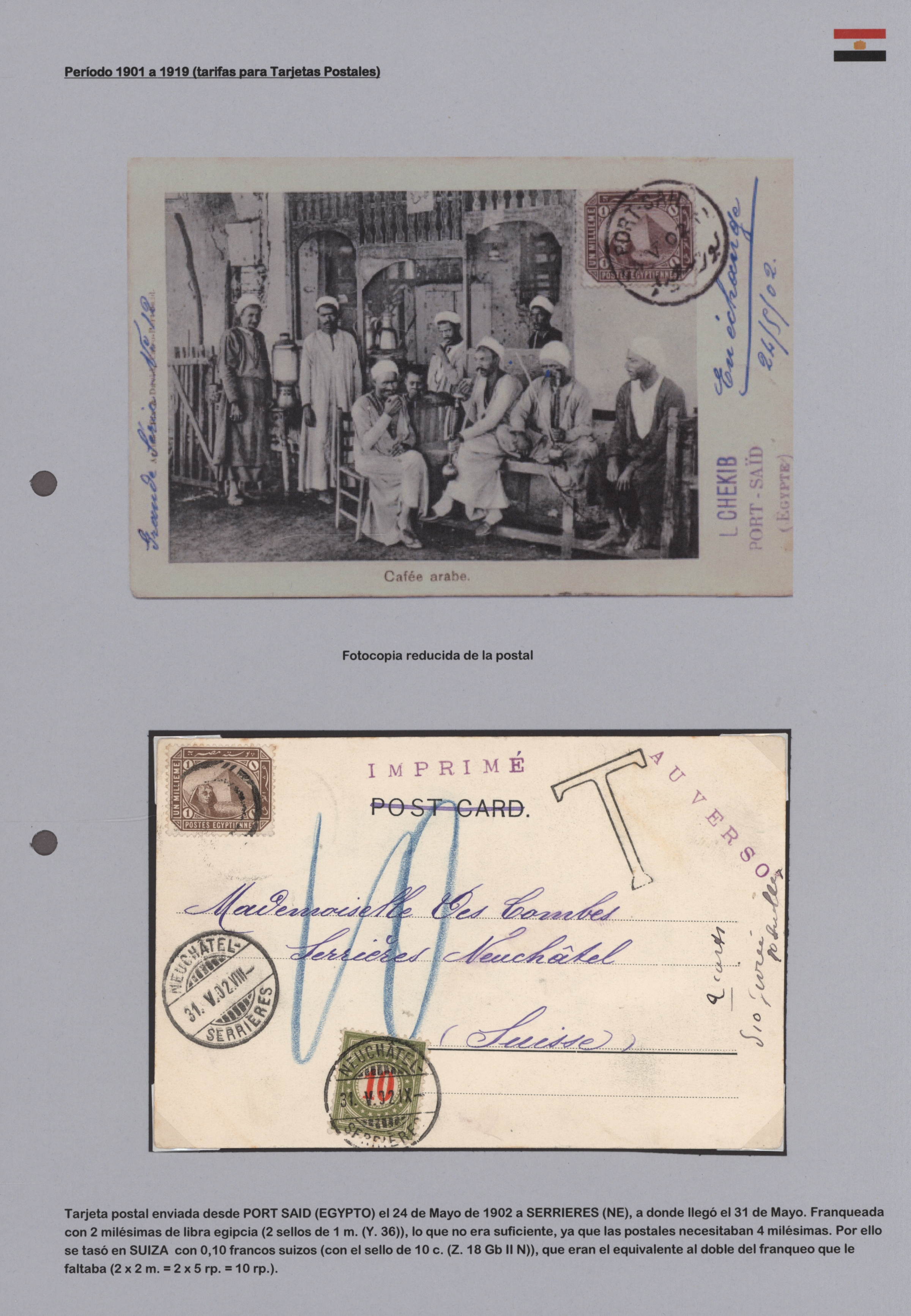 Lot 05022 - ägypten  -  Auktionshaus Christoph Gärtner GmbH & Co. KG 53rd AUCTION - Day 4, Collections Overseas, Air & Shipmail, Thematics, Europe