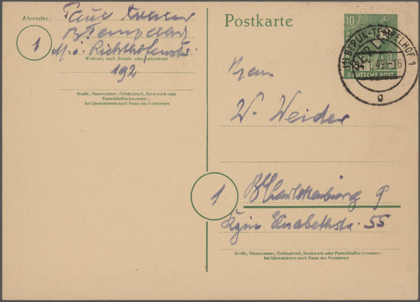 Lot 11924 - berlin - ganzsachen - Auktionshaus Christoph Gärtner GmbH & Co. KG 56th AUCTION - Day 5 Lot 11924 - berlin - ganzsachen - Auktionshaus Christoph Gärtner GmbH & Co. KG 56th AUCTION - Day 5