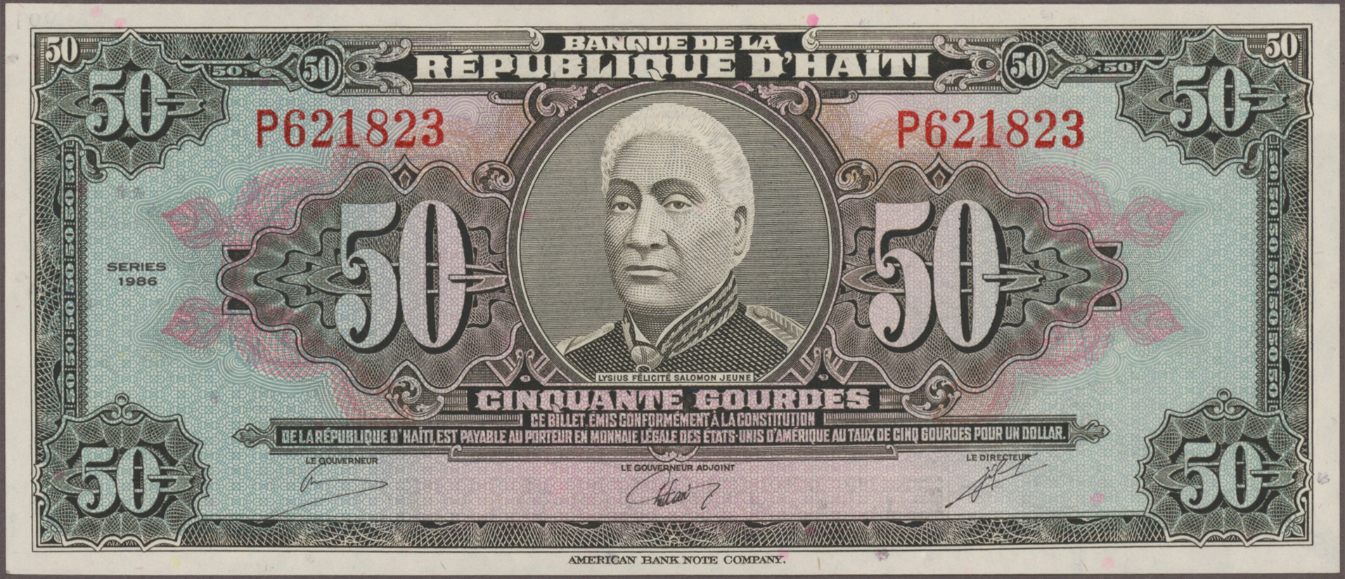 Lot 01277 - Haiti | Banknoten  -  Auktionshaus Christoph Gärtner GmbH & Co. KG 58th AUCTION - Day 1