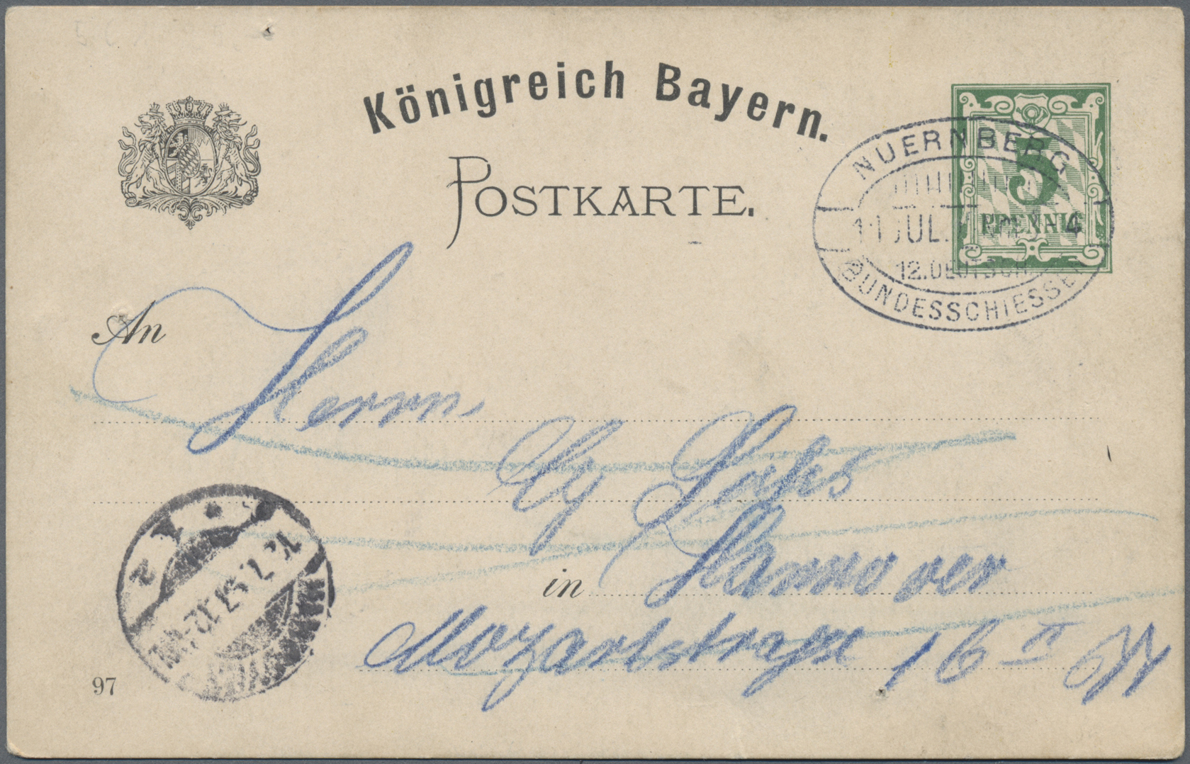 Lot 35153 - bayern - ganzsachen  -  Auktionshaus Christoph Gärtner GmbH & Co. KG Sale #44 Collections Germany