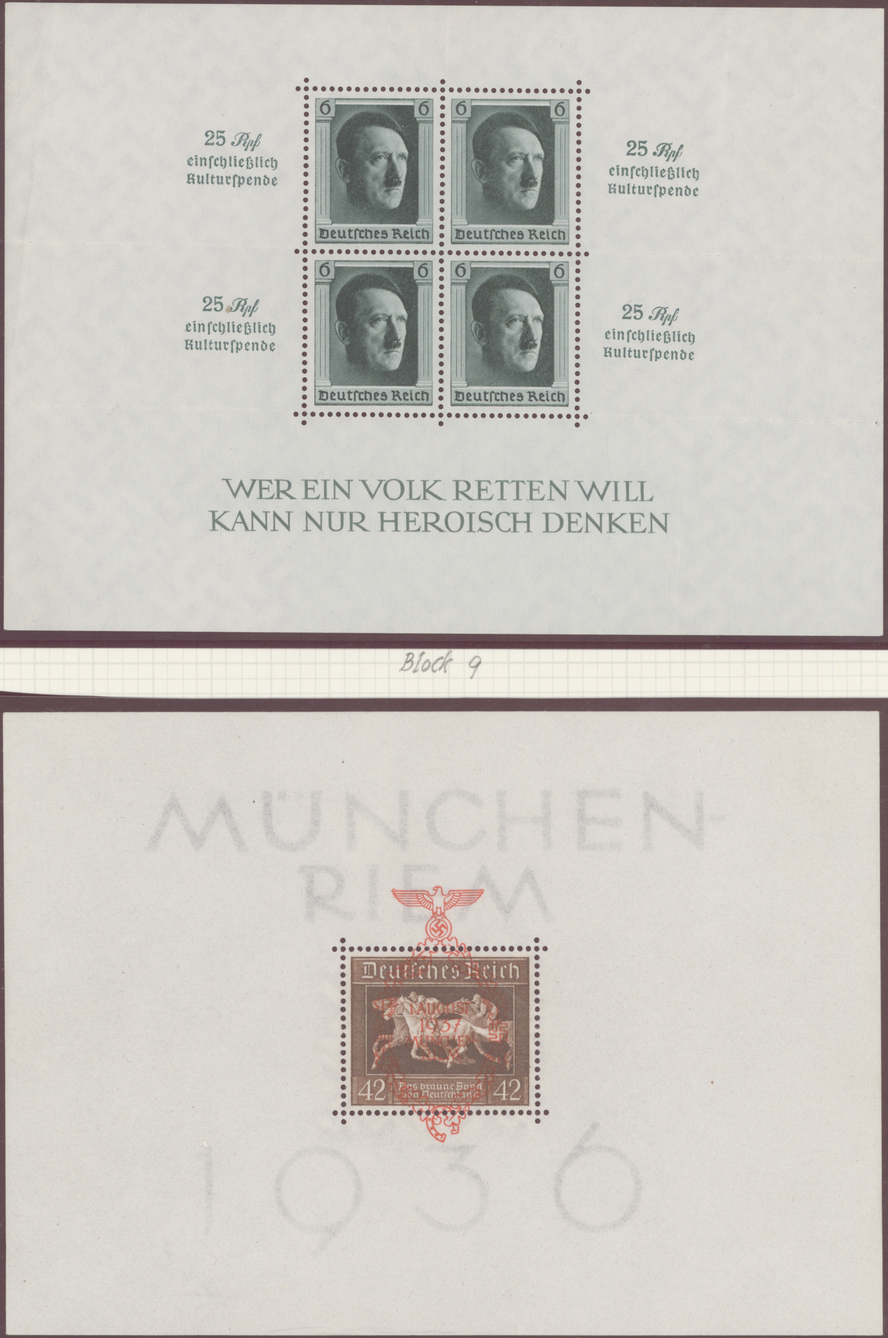Lot 11075 - Deutsches Reich - 3. Reich  -  Auktionshaus Christoph Gärtner GmbH & Co. KG 55th AUCTION - Day 5