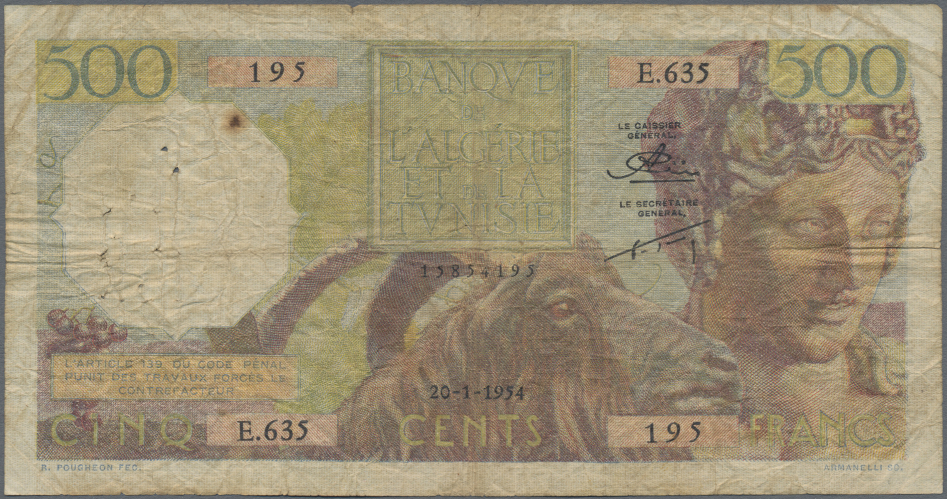 Lot 01026 - Algeria / Algerien | Banknoten - Auktionshaus Christoph Gärtner GmbH & Co. KG Sale #45 Banknotes Worldwide Lot 01026 - Algeria / Algerien | Banknoten - Auktionshaus Christoph Gärtner GmbH & Co. KG Sale #45 Banknotes Worldwide
