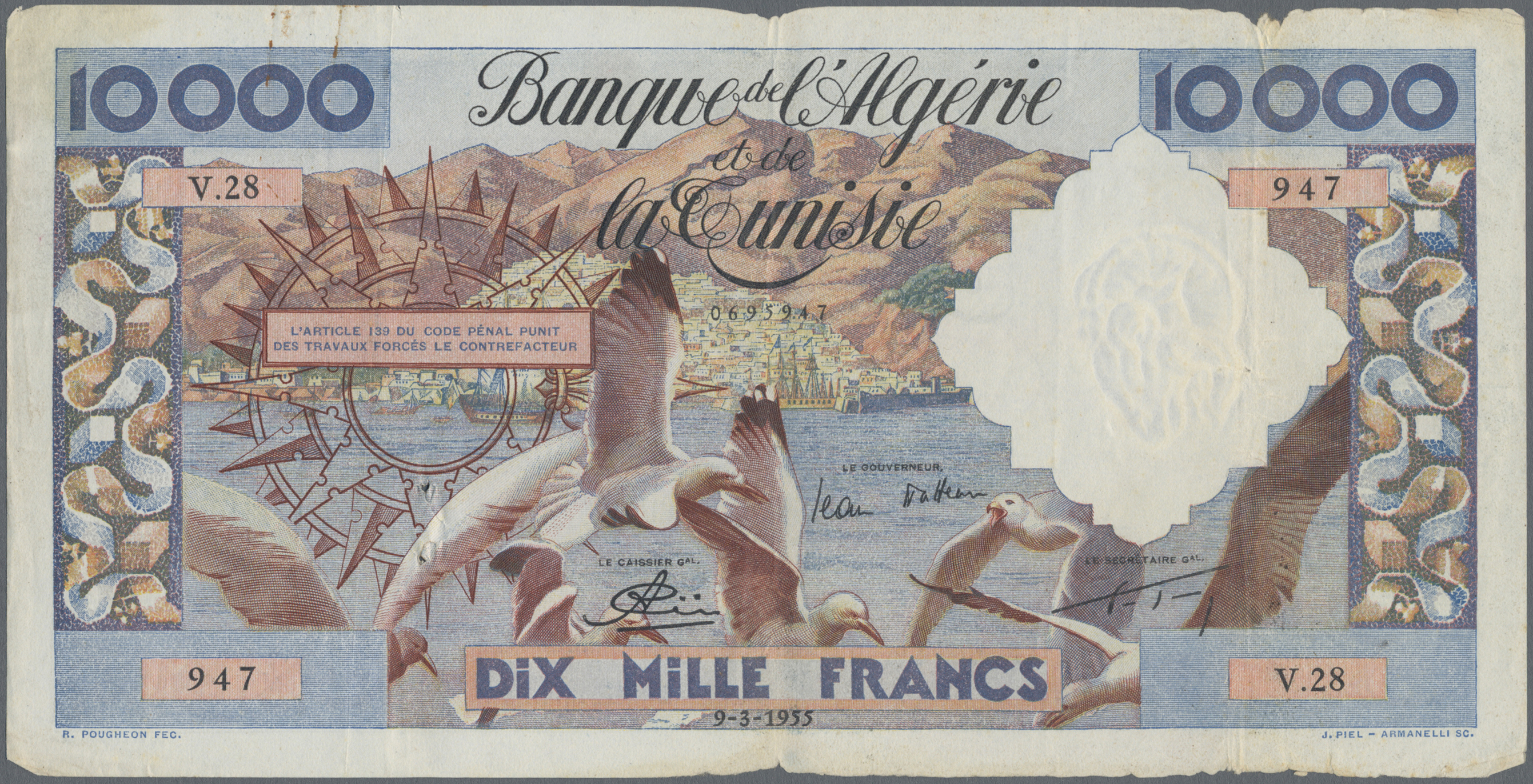 Lot 01027 - Algeria / Algerien | Banknoten - Auktionshaus Christoph Gärtner GmbH & Co. KG Sale #45 Banknotes Worldwide Lot 01027 - Algeria / Algerien | Banknoten - Auktionshaus Christoph Gärtner GmbH & Co. KG Sale #45 Banknotes Worldwide