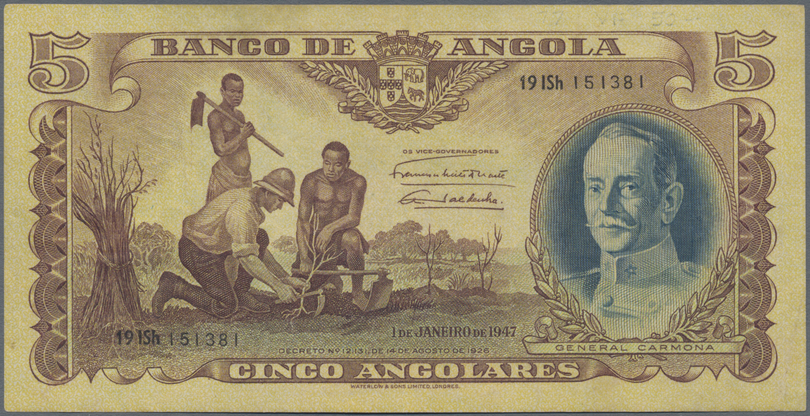 Stamp Auction Angola Banknoten Sale 45 Banknotes Worldwide , lot