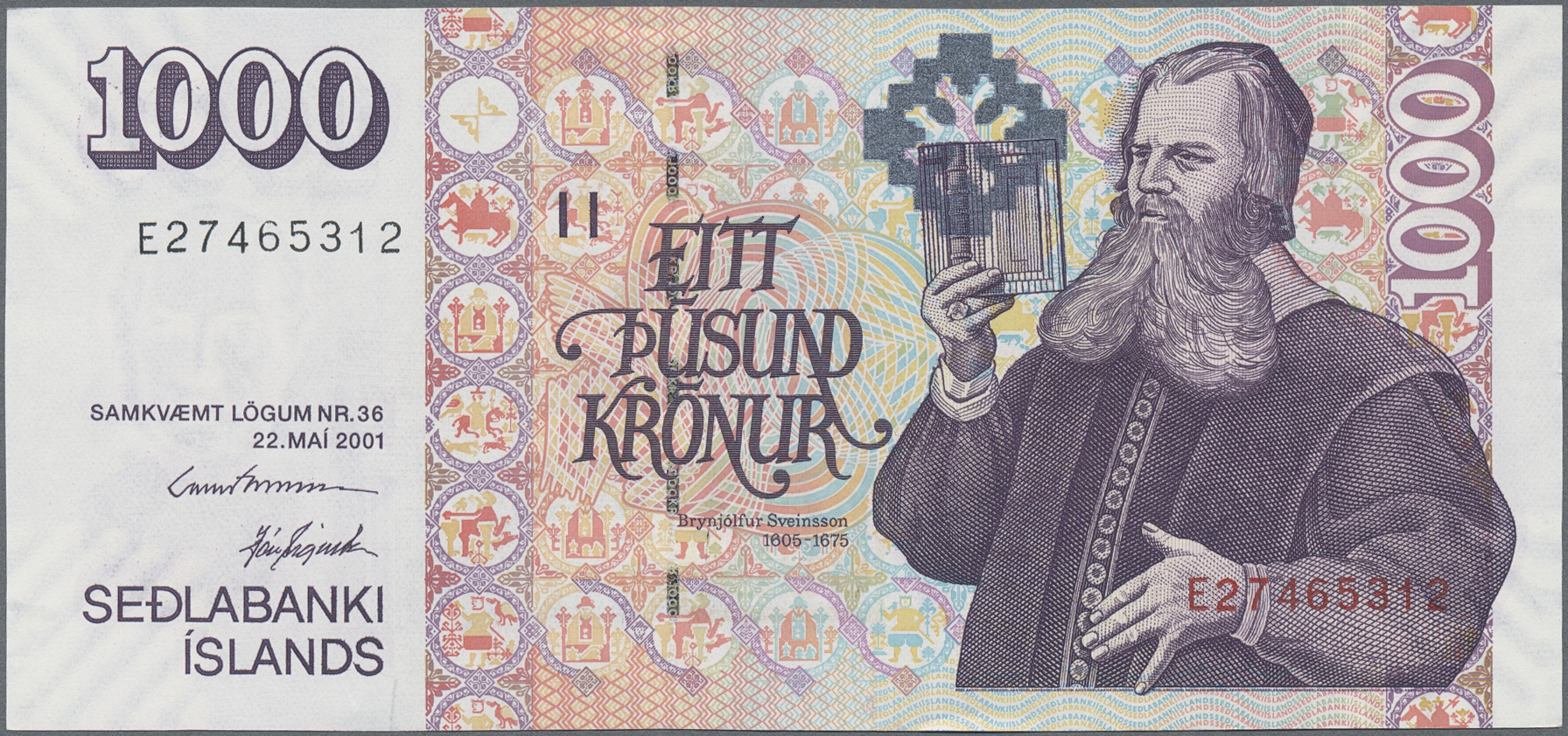 Lot 01312 - Iceland / Island | Banknoten  -  Auktionshaus Christoph Gärtner GmbH & Co. KG 58th AUCTION - Day 1