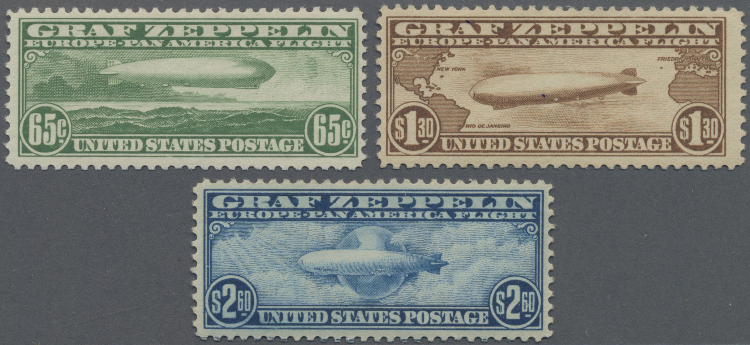 Lot 03246 - zeppelinpost übersee - Auktionshaus Christoph Gärtner GmbH & Co. KG 55th AUCTION - Day 2 Lot 03246 - zeppelinpost übersee - Auktionshaus Christoph Gärtner GmbH & Co. KG 55th AUCTION - Day 2
