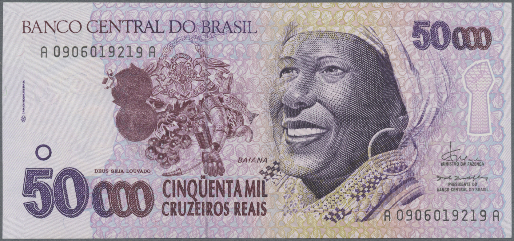 Lot 01199 - Brazil / Brasilien | Banknoten  -  Auktionshaus Christoph Gärtner GmbH & Co. KG Sale #45 Banknotes Worldwide