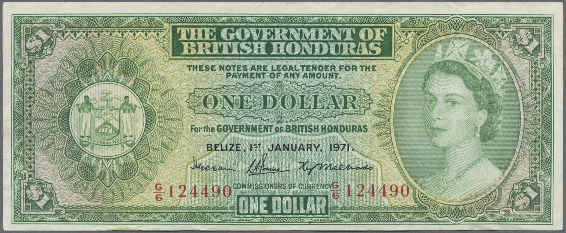 Lot 01207 - British Honduras | Banknoten - Auktionshaus Christoph Gärtner GmbH & Co. KG Sale #45 Banknotes Worldwide Lot 01207 - British Honduras | Banknoten - Auktionshaus Christoph Gärtner GmbH & Co. KG Sale #45 Banknotes Worldwide
