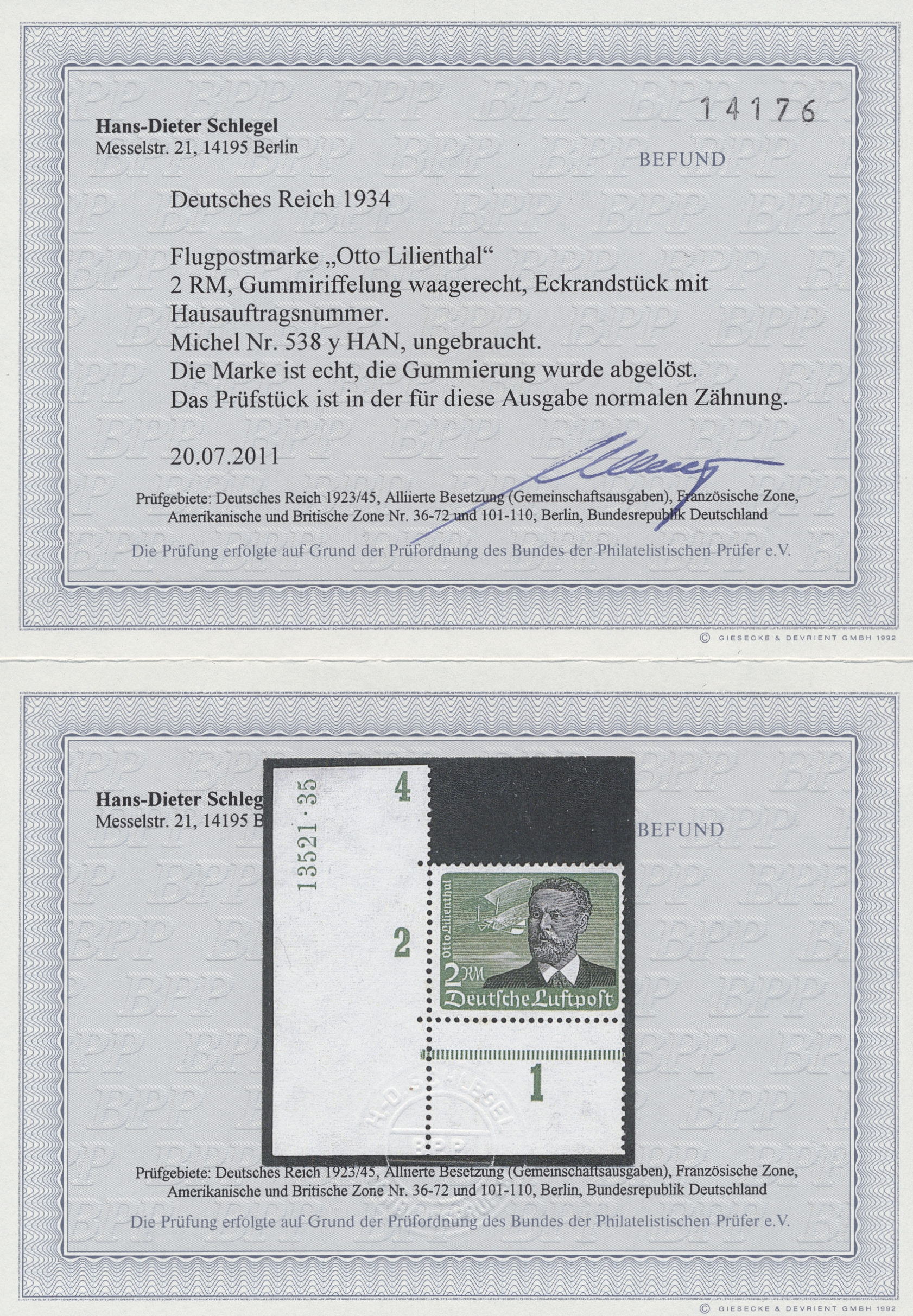 Lot 03403 - Deutsches Reich - 3. Reich  -  Auktionshaus Christoph Gärtner GmbH & Co. KG 53rd AUCTION - Day 3 Germany