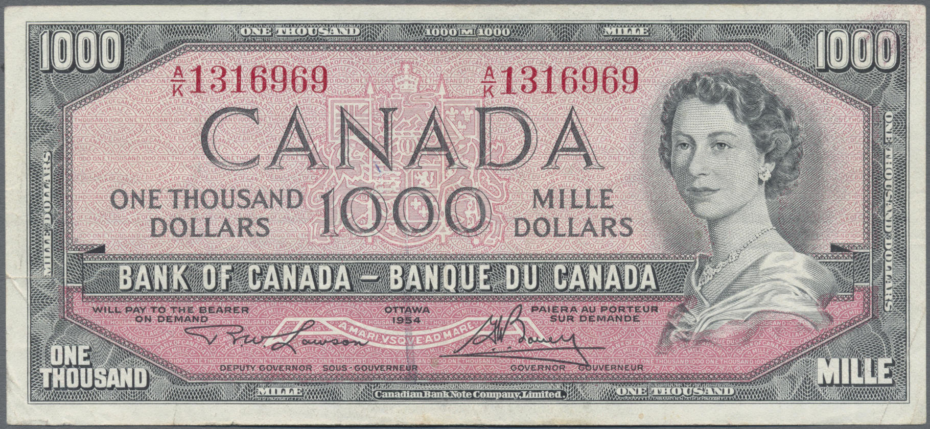 Lot 01279 - Canada | Banknoten - Auktionshaus Christoph Gärtner GmbH & Co. KG Sale #45 Banknotes Worldwide Lot 01279 - Canada | Banknoten - Auktionshaus Christoph Gärtner GmbH & Co. KG Sale #45 Banknotes Worldwide