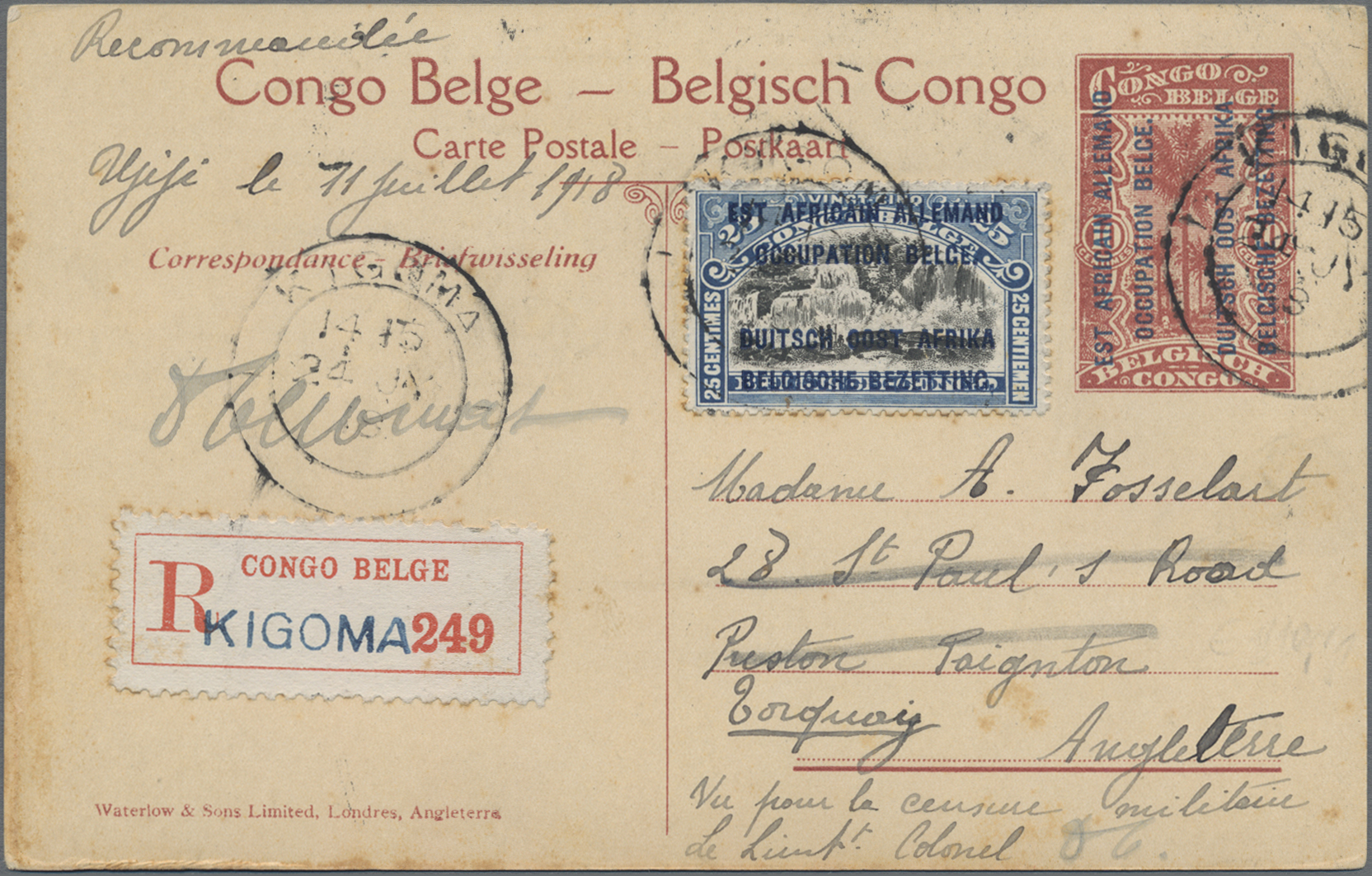 Lot 02199 - Ruanda-Urundi - Belgische Besetzung Deutsch-Ostafrika - Auktionshaus Christoph Gärtner GmbH & Co. KG 58th AUCTION - Day 2 Lot 02199 - Ruanda-Urundi - Belgische Besetzung Deutsch-Ostafrika - Auktionshaus Christoph Gärtner GmbH & Co. KG 58th AUCTION - Day 2