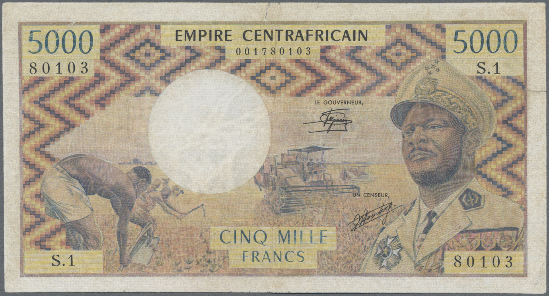 Lot 01305 - Central African Republic / Zentralafrikanische Republik | Banknoten - Auktionshaus Christoph Gärtner GmbH & Co. KG Sale #45 Banknotes Worldwide Lot 01305 - Central African Republic / Zentralafrikanische Republik | Banknoten - Auktionshaus Christoph Gärtner GmbH & Co. KG Sale #45 Banknotes Worldwide