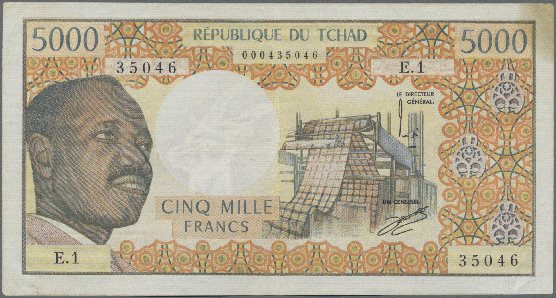 Lot 01320 - Chad / Tschad | Banknoten - Auktionshaus Christoph Gärtner GmbH & Co. KG Sale #45 Banknotes Worldwide Lot 01320 - Chad / Tschad | Banknoten - Auktionshaus Christoph Gärtner GmbH & Co. KG Sale #45 Banknotes Worldwide