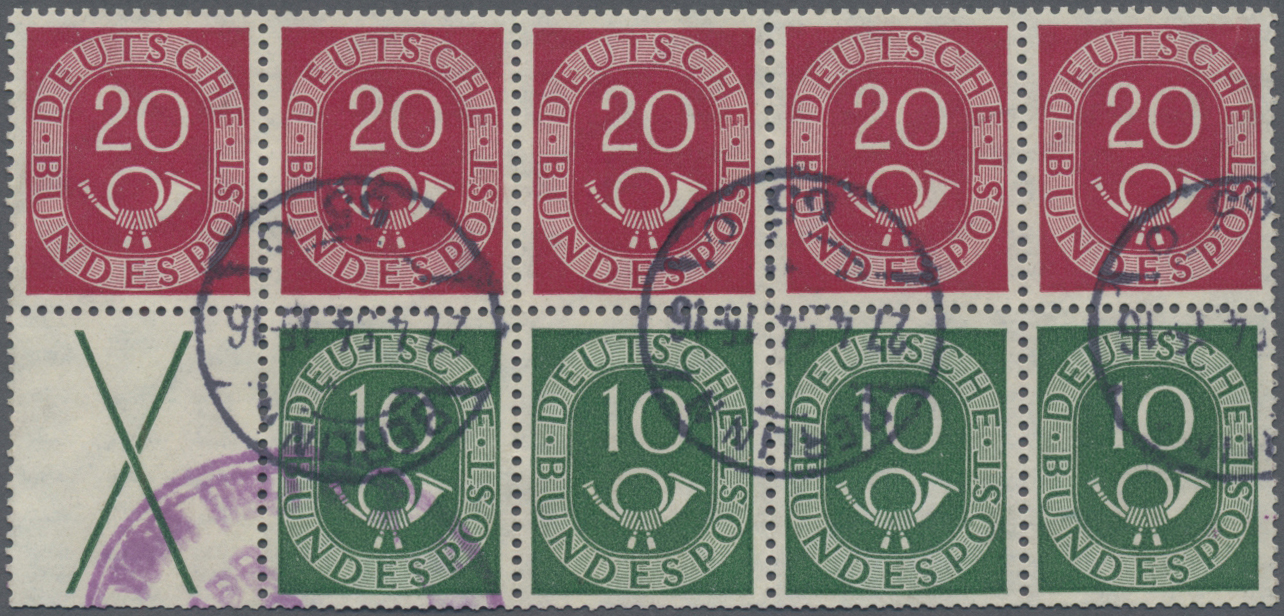 Lot 06904 - Bundesrepublik - Zusammendrucke  -  Auktionshaus Christoph Gärtner GmbH & Co. KG 57th AUCTION - Day 3