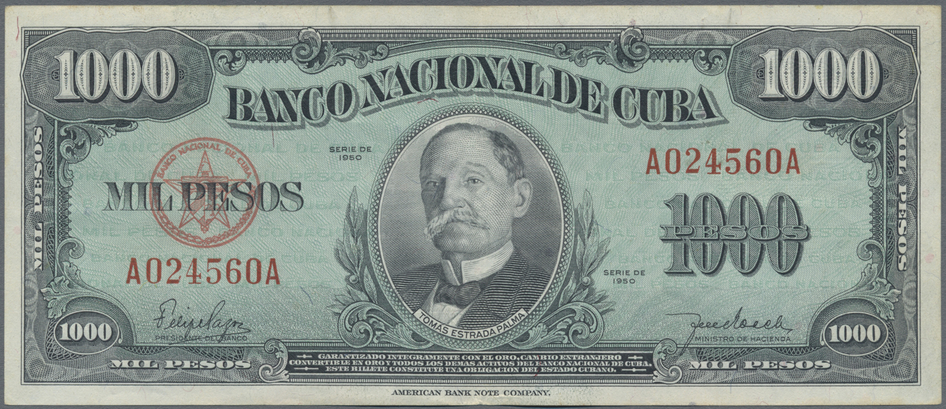 Lot 01396 - Cuba | Banknoten - Auktionshaus Christoph Gärtner GmbH & Co. KG Sale #45 Banknotes Worldwide Lot 01396 - Cuba | Banknoten - Auktionshaus Christoph Gärtner GmbH & Co. KG Sale #45 Banknotes Worldwide