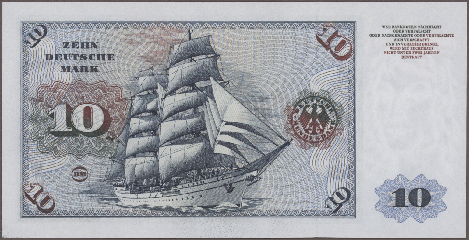 Lot 01755 - Deutschland - Bank Deutscher Länder + Bundesrepublik Deutschland | Banknoten  -  Auktionshaus Christoph Gärtner GmbH & Co. KG 58th AUCTION - Day 1
