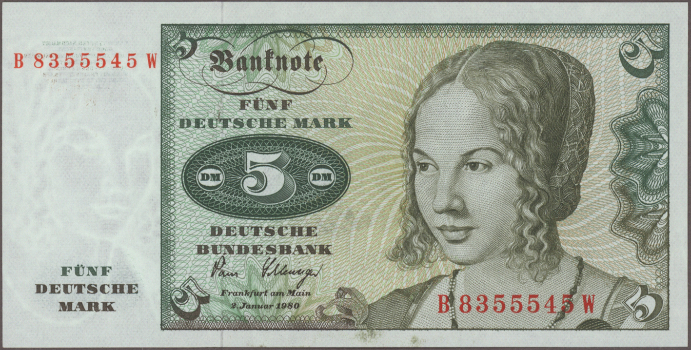 Lot 01762 - Deutschland - Bank Deutscher Länder + Bundesrepublik Deutschland | Banknoten  -  Auktionshaus Christoph Gärtner GmbH & Co. KG 58th AUCTION - Day 1