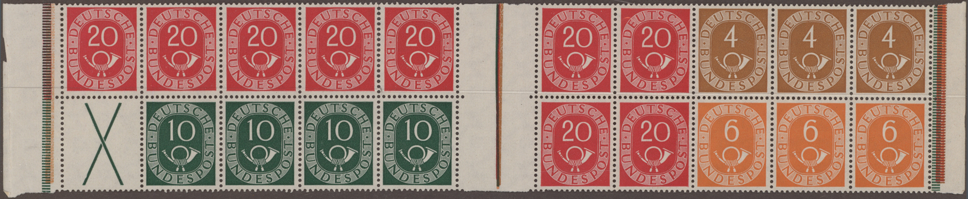 Lot 06912 - Bundesrepublik - Zusammendrucke  -  Auktionshaus Christoph Gärtner GmbH & Co. KG 55th AUCTION - Day 3