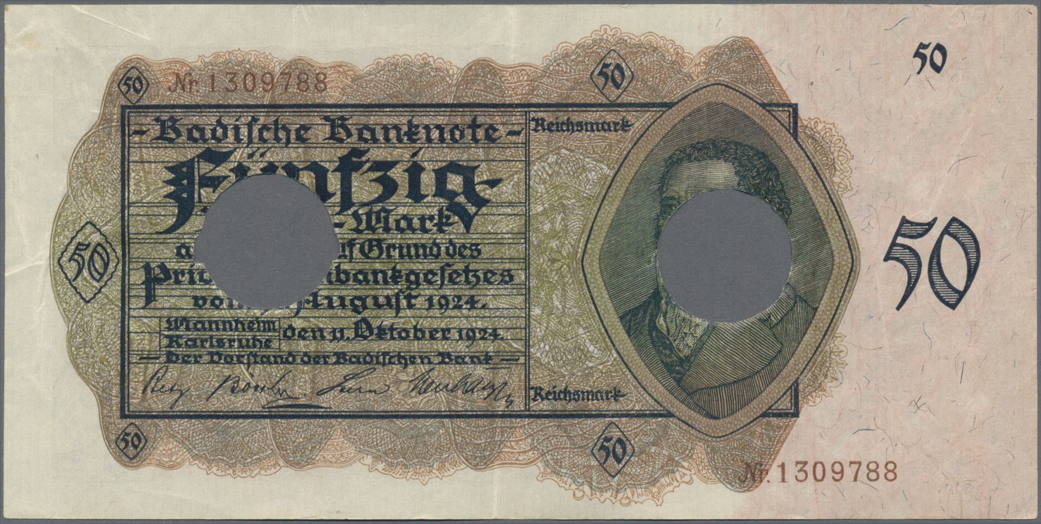 Lot 01813 - Deutschland - Länderscheine | Banknoten  -  Auktionshaus Christoph Gärtner GmbH & Co. KG 58th AUCTION - Day 1