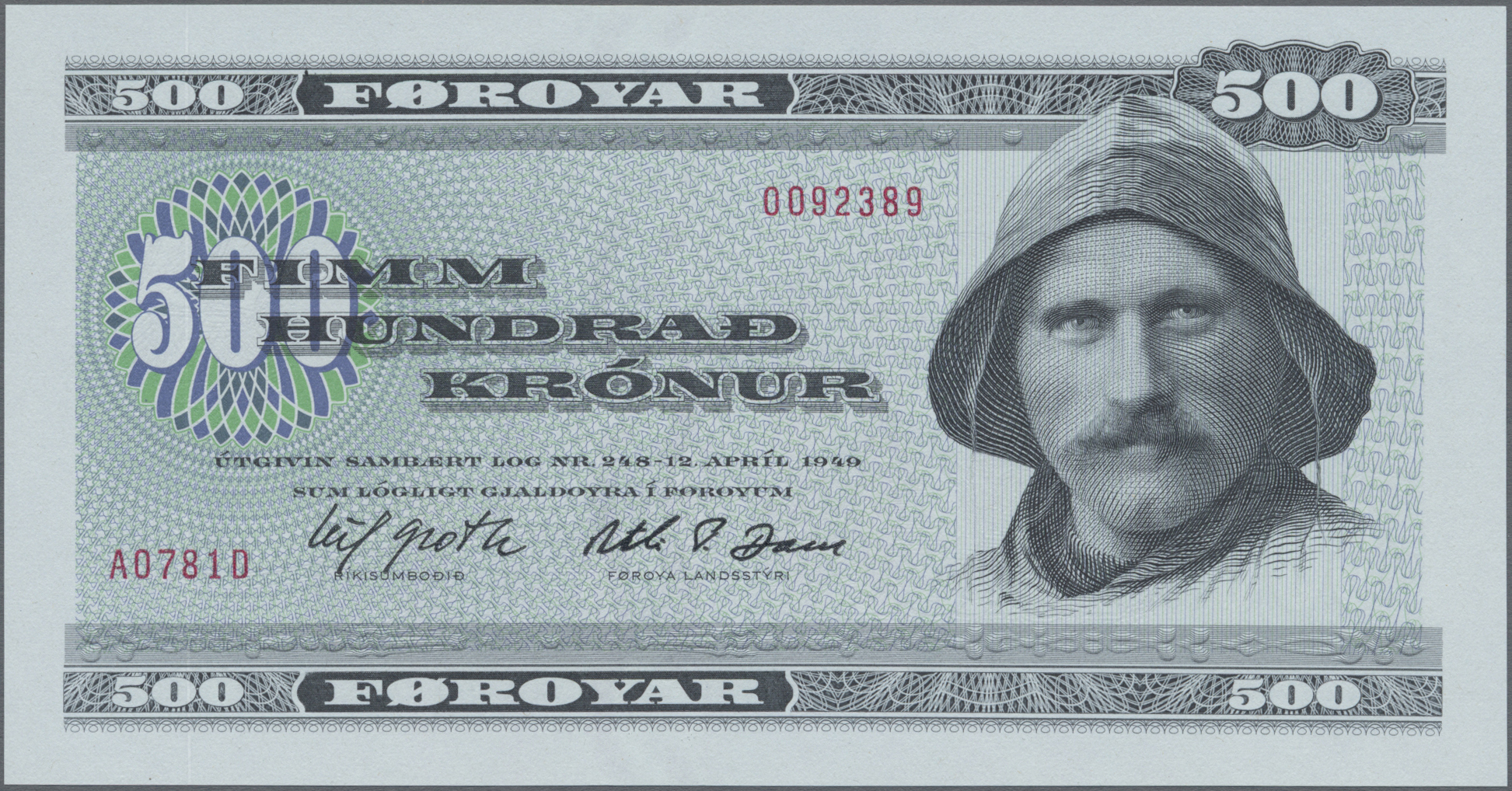 Lot 01504 - Faeroe Islands / Färöer | Banknoten - Auktionshaus Christoph Gärtner GmbH & Co. KG Sale #45 Banknotes Worldwide Lot 01504 - Faeroe Islands / Färöer | Banknoten - Auktionshaus Christoph Gärtner GmbH & Co. KG Sale #45 Banknotes Worldwide