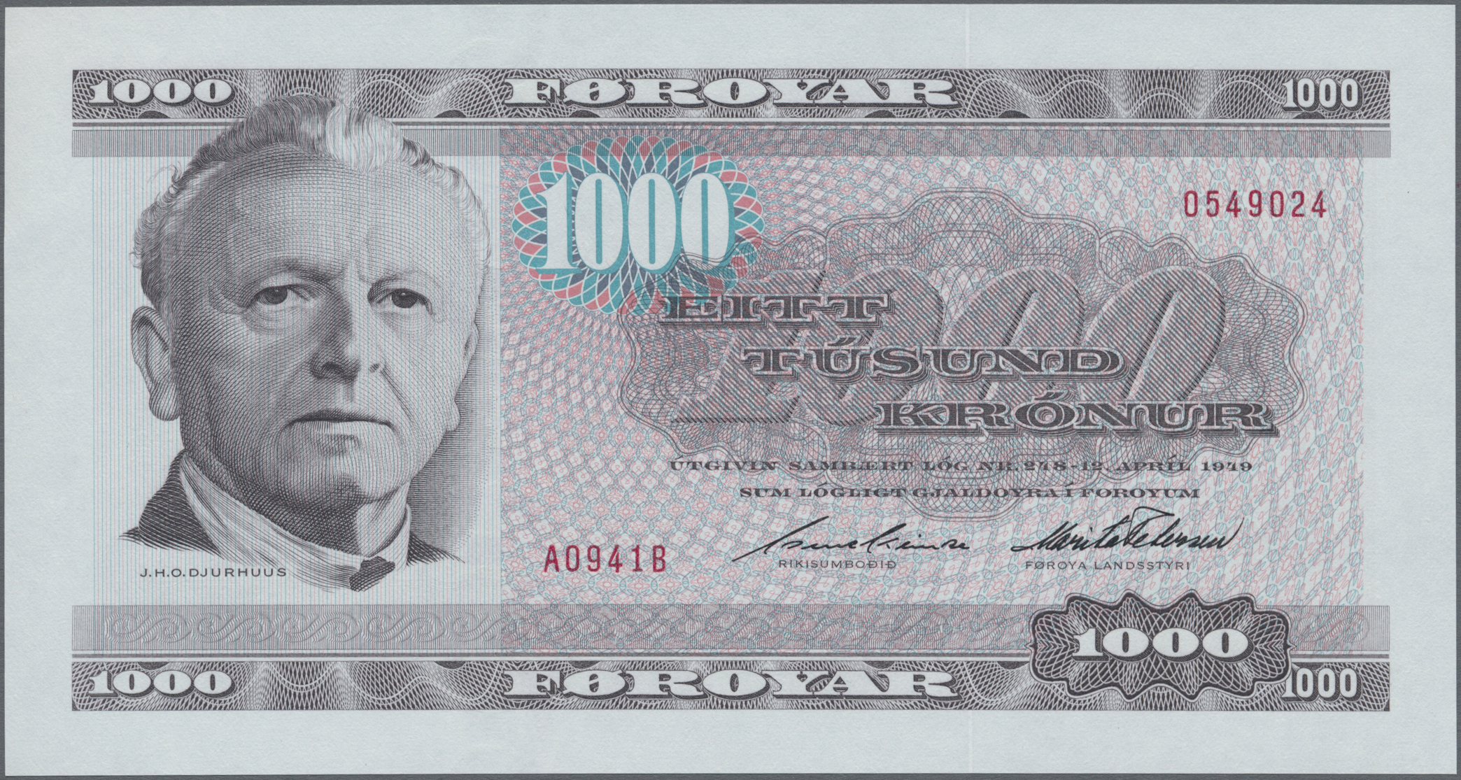 Lot 01505 - Faeroe Islands / Färöer | Banknoten - Auktionshaus Christoph Gärtner GmbH & Co. KG Sale #45 Banknotes Worldwide Lot 01505 - Faeroe Islands / Färöer | Banknoten - Auktionshaus Christoph Gärtner GmbH & Co. KG Sale #45 Banknotes Worldwide