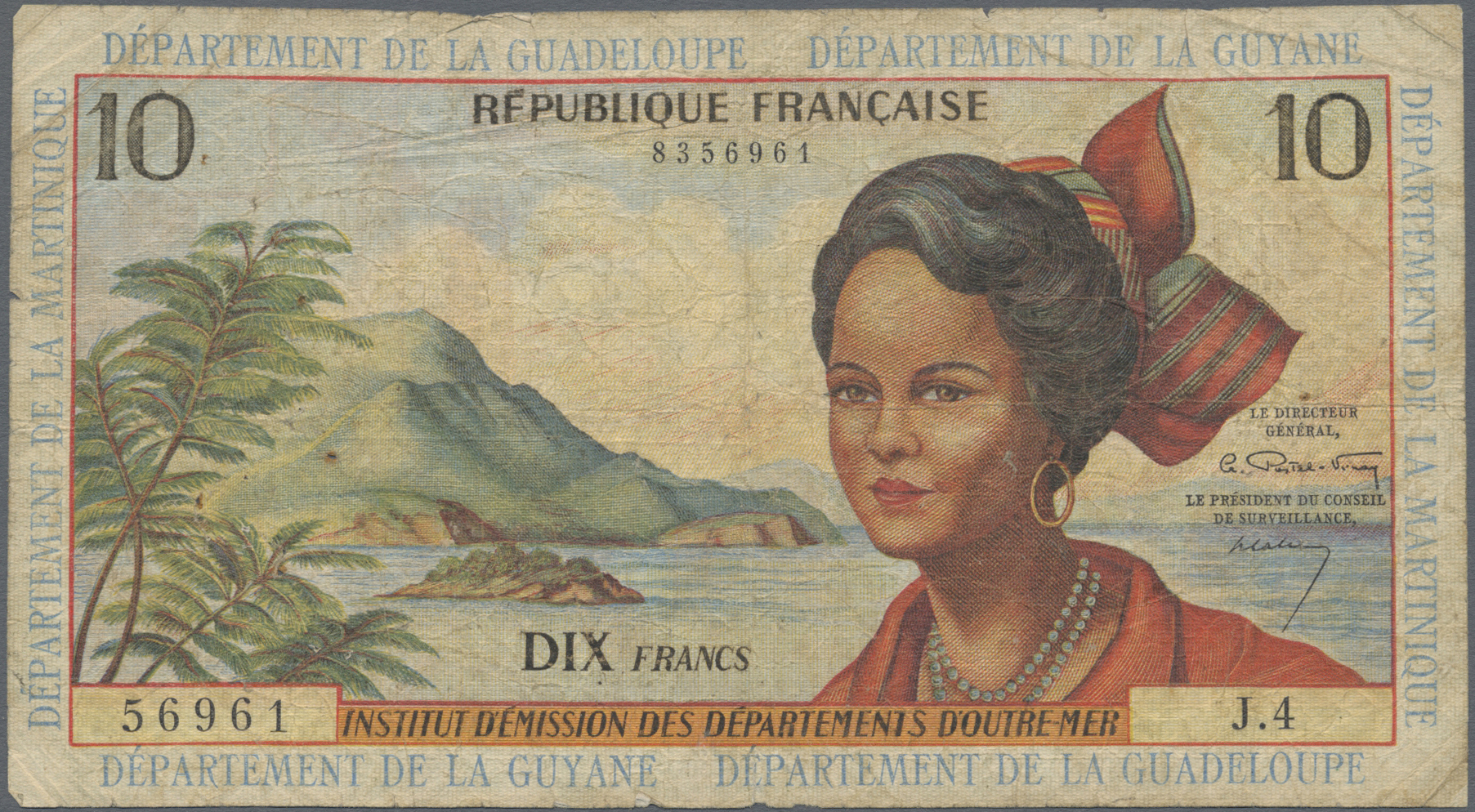 Lot 01607 - French Antilles / Französische Antillen | Banknoten  -  Auktionshaus Christoph Gärtner GmbH & Co. KG Sale #45 Banknotes Worldwide