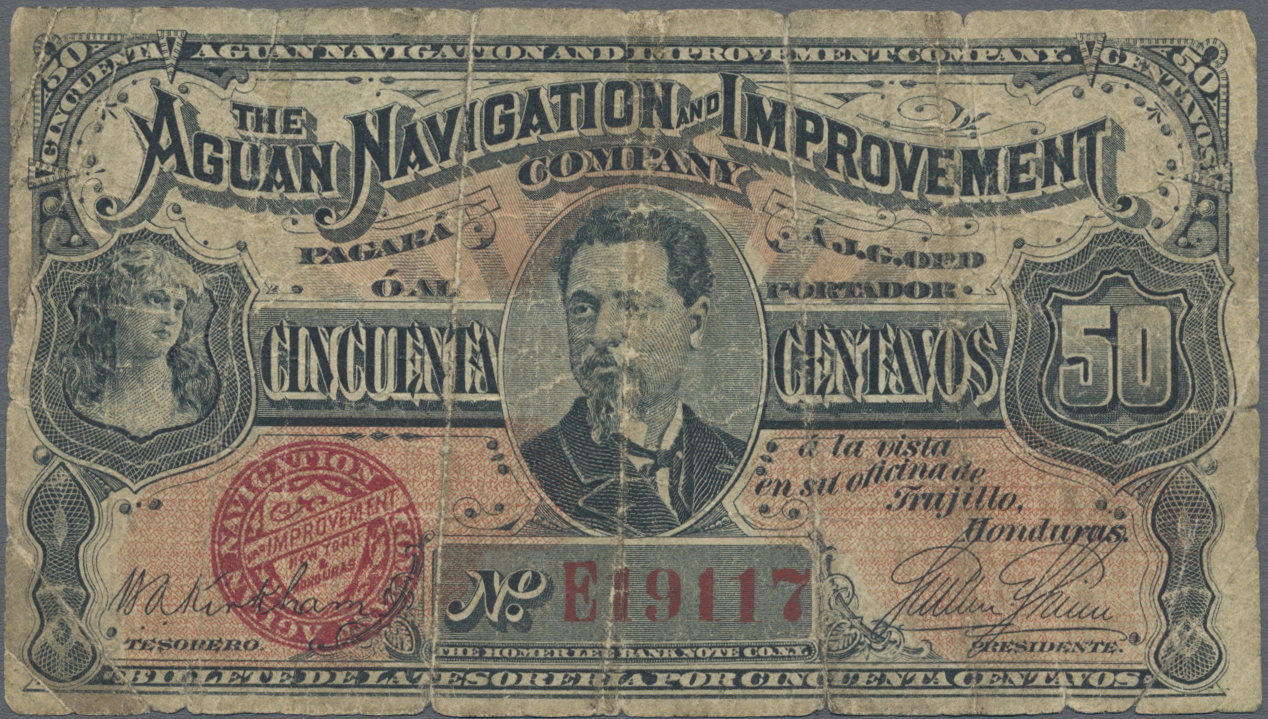Lot 01766 - Honduras | Banknoten - Auktionshaus Christoph Gärtner GmbH & Co. KG Sale #45 Banknotes Worldwide Lot 01766 - Honduras | Banknoten - Auktionshaus Christoph Gärtner GmbH & Co. KG Sale #45 Banknotes Worldwide