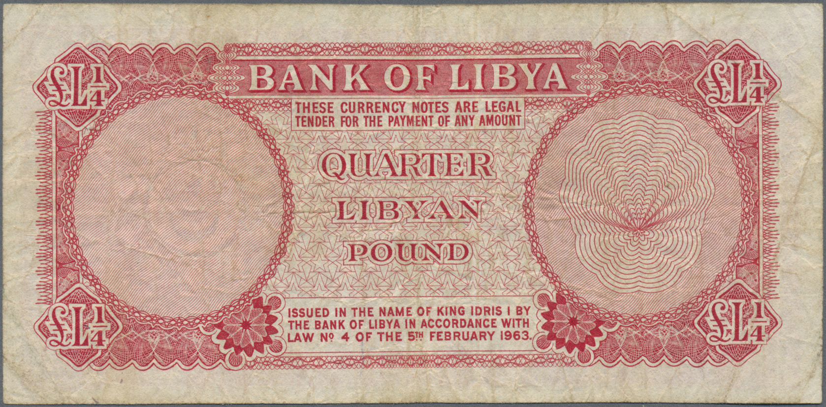 Lot 01956 - Libya / Libyen | Banknoten - Auktionshaus Christoph Gärtner GmbH & Co. KG Sale #45 Banknotes Worldwide Lot 01956 - Libya / Libyen | Banknoten - Auktionshaus Christoph Gärtner GmbH & Co. KG Sale #45 Banknotes Worldwide