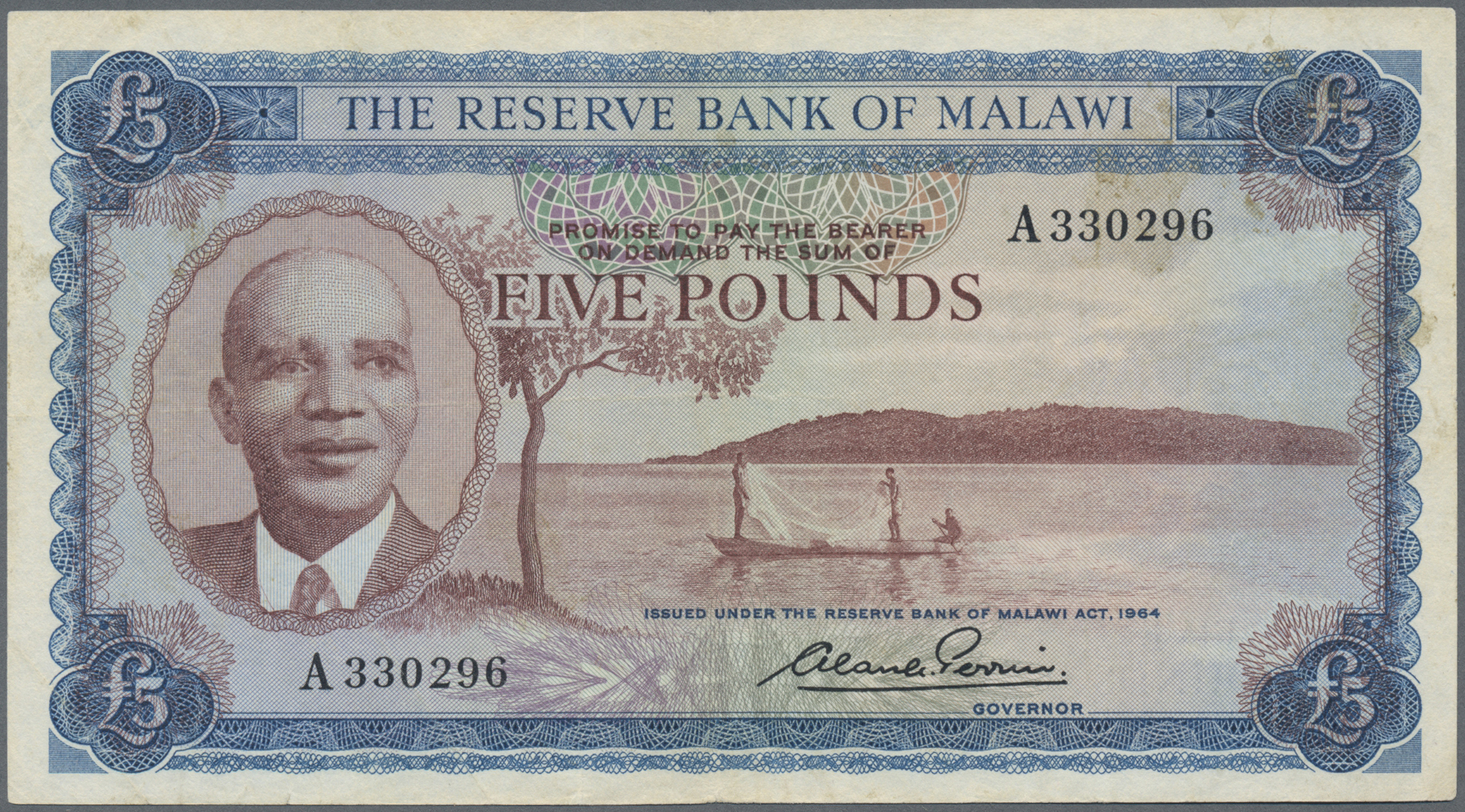 Lot 01985 - Malawi | Banknoten  -  Auktionshaus Christoph Gärtner GmbH & Co. KG Sale #45 Banknotes Worldwide