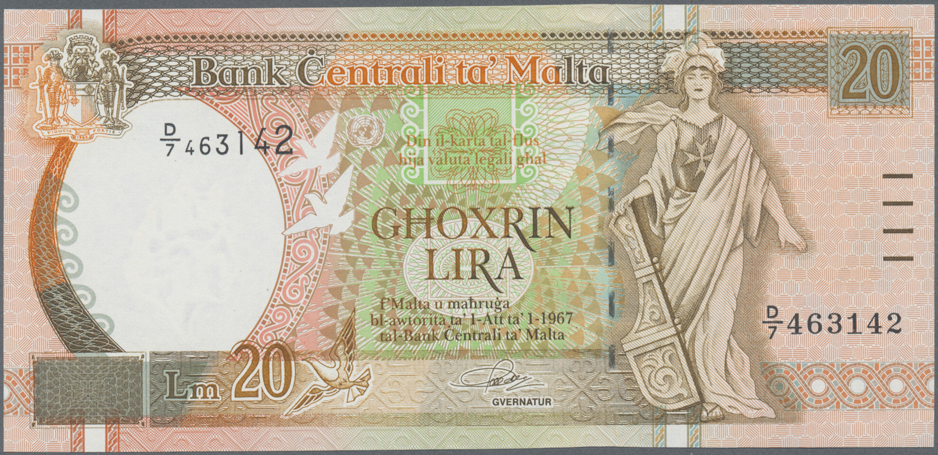 Lot 02009 - Malta | Banknoten - Auktionshaus Christoph Gärtner GmbH & Co. KG Sale #45 Banknotes Worldwide Lot 02009 - Malta | Banknoten - Auktionshaus Christoph Gärtner GmbH & Co. KG Sale #45 Banknotes Worldwide