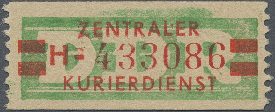 Stamp Auction - DDR - Dienstmarken B (Verwaltungspost A / Zentraler ...