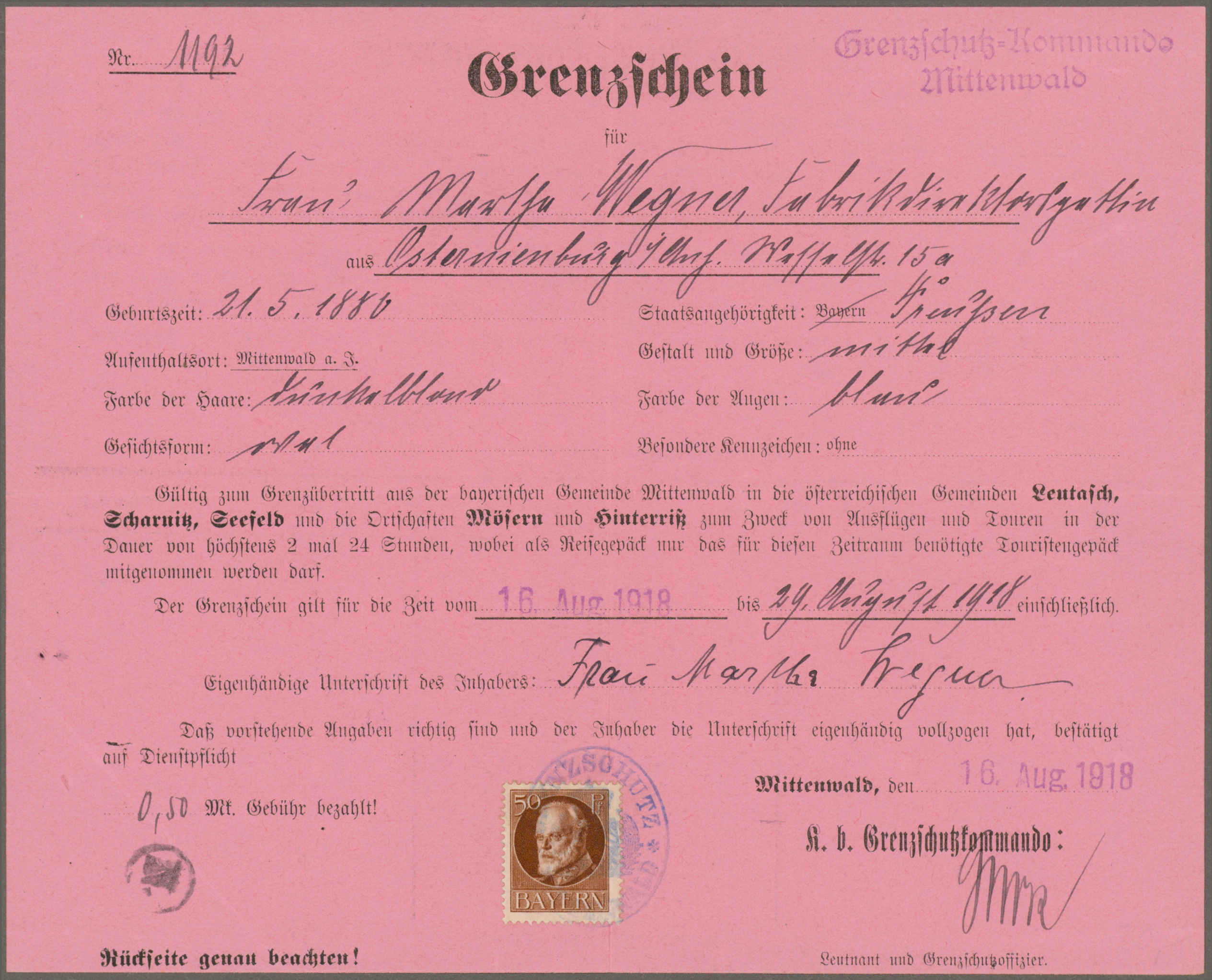 Lot 13711 - Bayern - Marken und Briefe  -  Auktionshaus Christoph Gärtner GmbH & Co. KG 58th AUCTION - Day 5