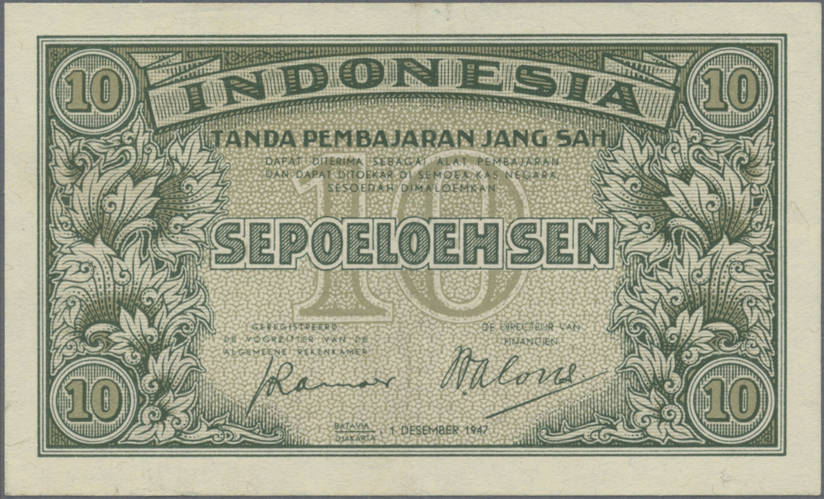 Lot 01323 - Indonesia / Indonesien | Banknoten  -  Auktionshaus Christoph Gärtner GmbH & Co. KG 58th AUCTION - Day 1