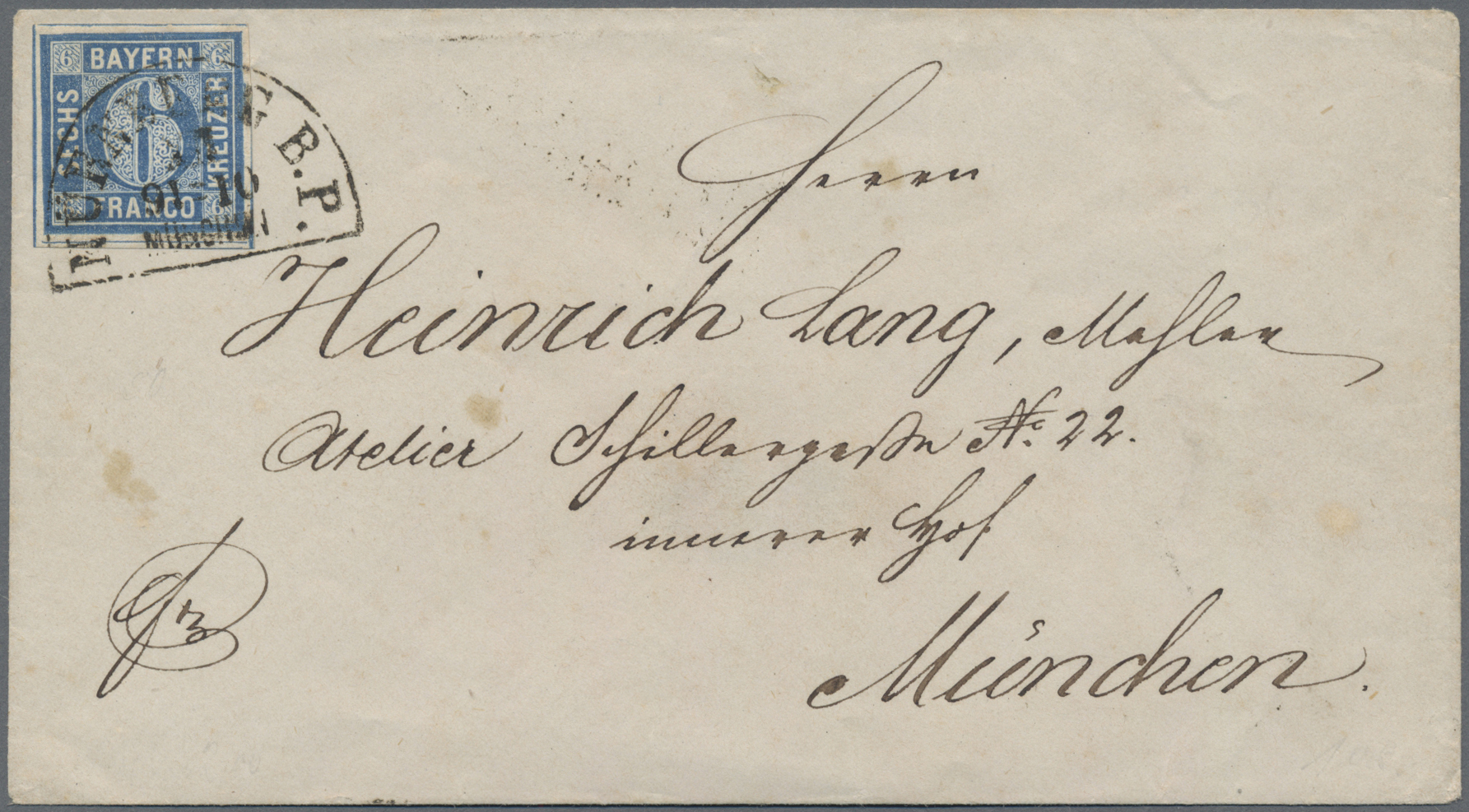 Lot 00121 - Bayern - Marken und Briefe - Auktionshaus Christoph Gärtner GmbH & Co. KG Intenational Rarities and contains lots from the collection of Peter Zgonc Lot 00121 - Bayern - Marken und Briefe - Auktionshaus Christoph Gärtner GmbH & Co. KG Intenational Rarities and contains lots from the collection of Peter Zgonc