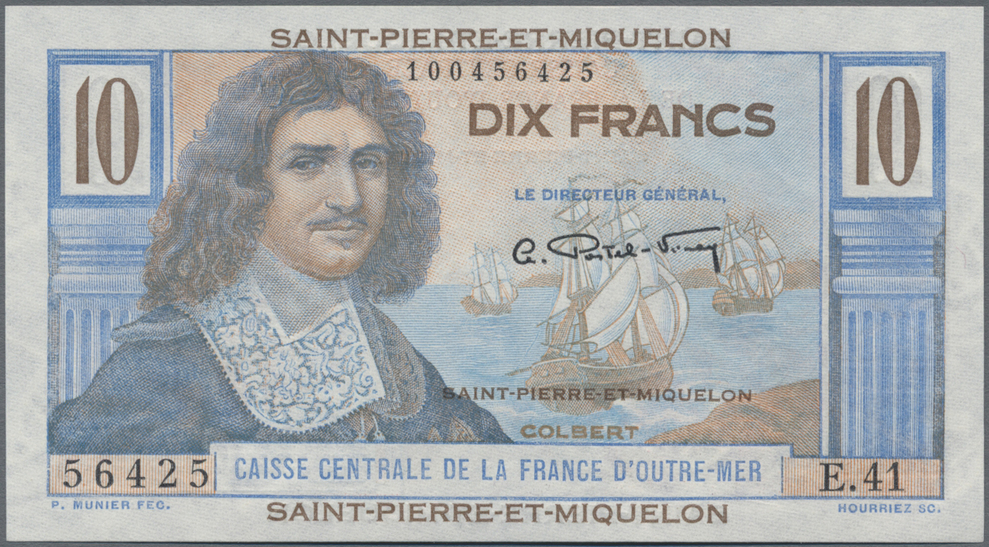 Lot 02481 - Saint Pierre & Miquelon | Banknoten - Auktionshaus Christoph Gärtner GmbH & Co. KG Sale #45 Banknotes Worldwide Lot 02481 - Saint Pierre & Miquelon | Banknoten - Auktionshaus Christoph Gärtner GmbH & Co. KG Sale #45 Banknotes Worldwide