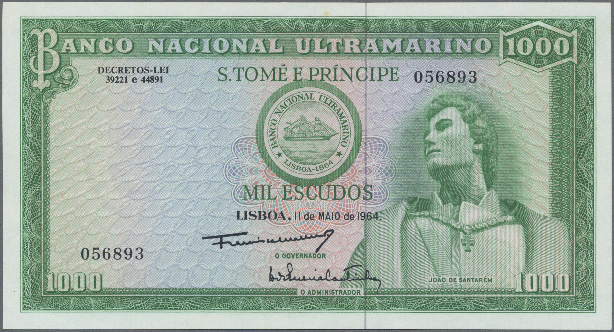 Lot 02485 - Saint Thomas & Prince / Sao Tome e Principe | Banknoten - Auktionshaus Christoph Gärtner GmbH & Co. KG Sale #45 Banknotes Worldwide Lot 02485 - Saint Thomas & Prince / Sao Tome e Principe | Banknoten - Auktionshaus Christoph Gärtner GmbH & Co. KG Sale #45 Banknotes Worldwide