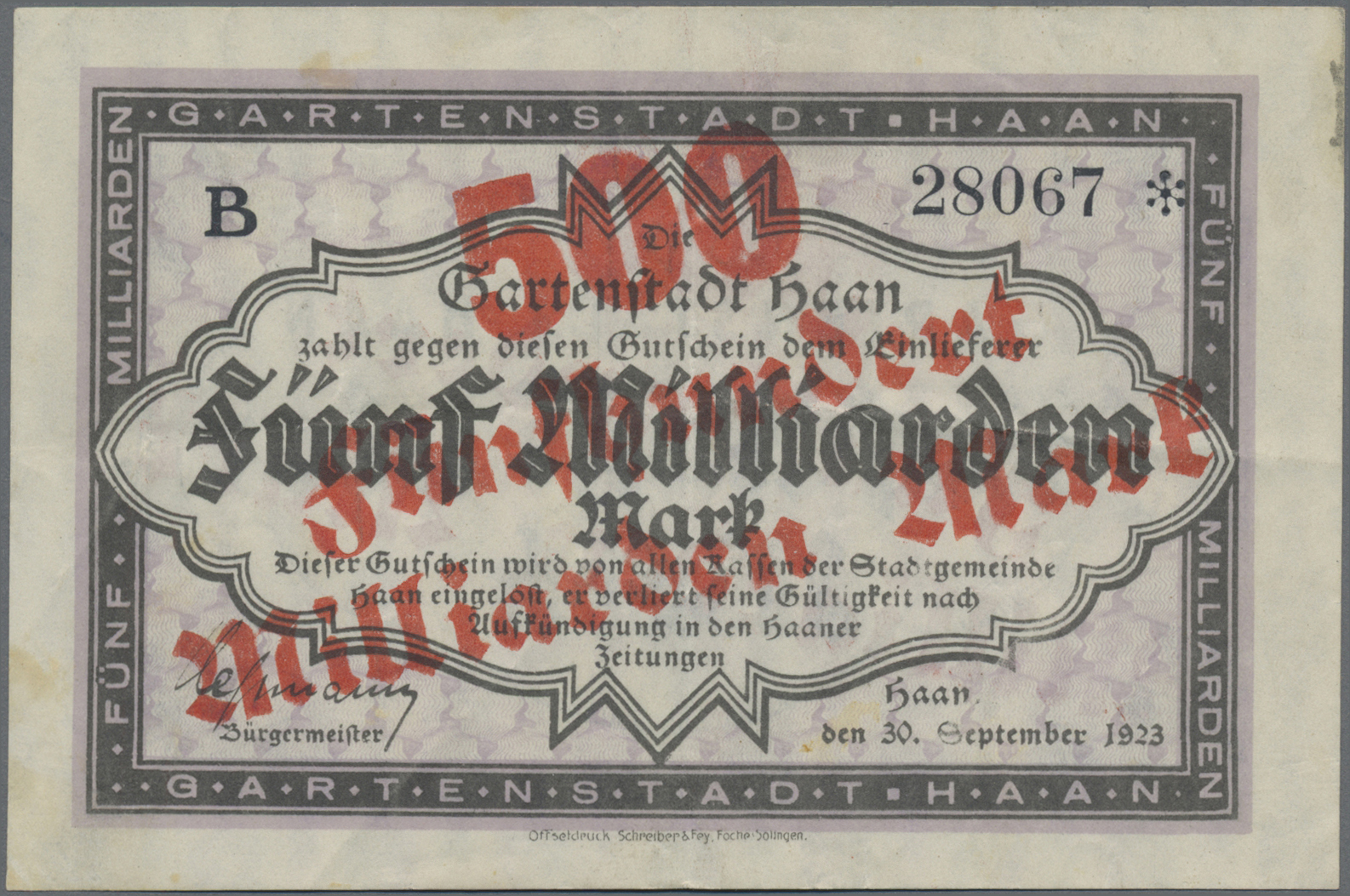 Lot 1695 - Deutschland - Notgeld - Rheinland | Banknoten  -  Auktionshaus Christoph Gärtner GmbH & Co. KG  59th AUCTION - day 2