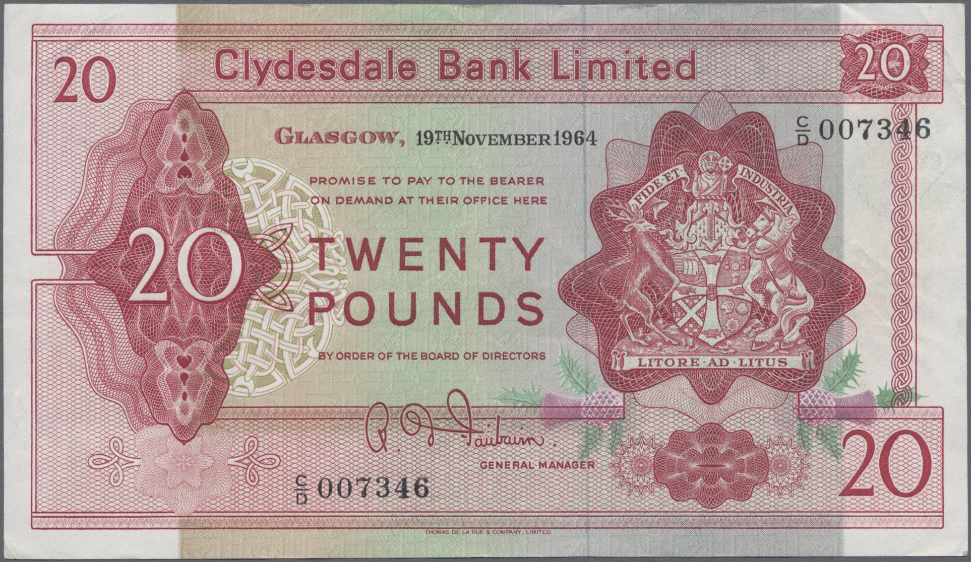 Lot 02508 - Scotland / Schottland | Banknoten - Auktionshaus Christoph Gärtner GmbH & Co. KG Sale #45 Banknotes Worldwide Lot 02508 - Scotland / Schottland | Banknoten - Auktionshaus Christoph Gärtner GmbH & Co. KG Sale #45 Banknotes Worldwide