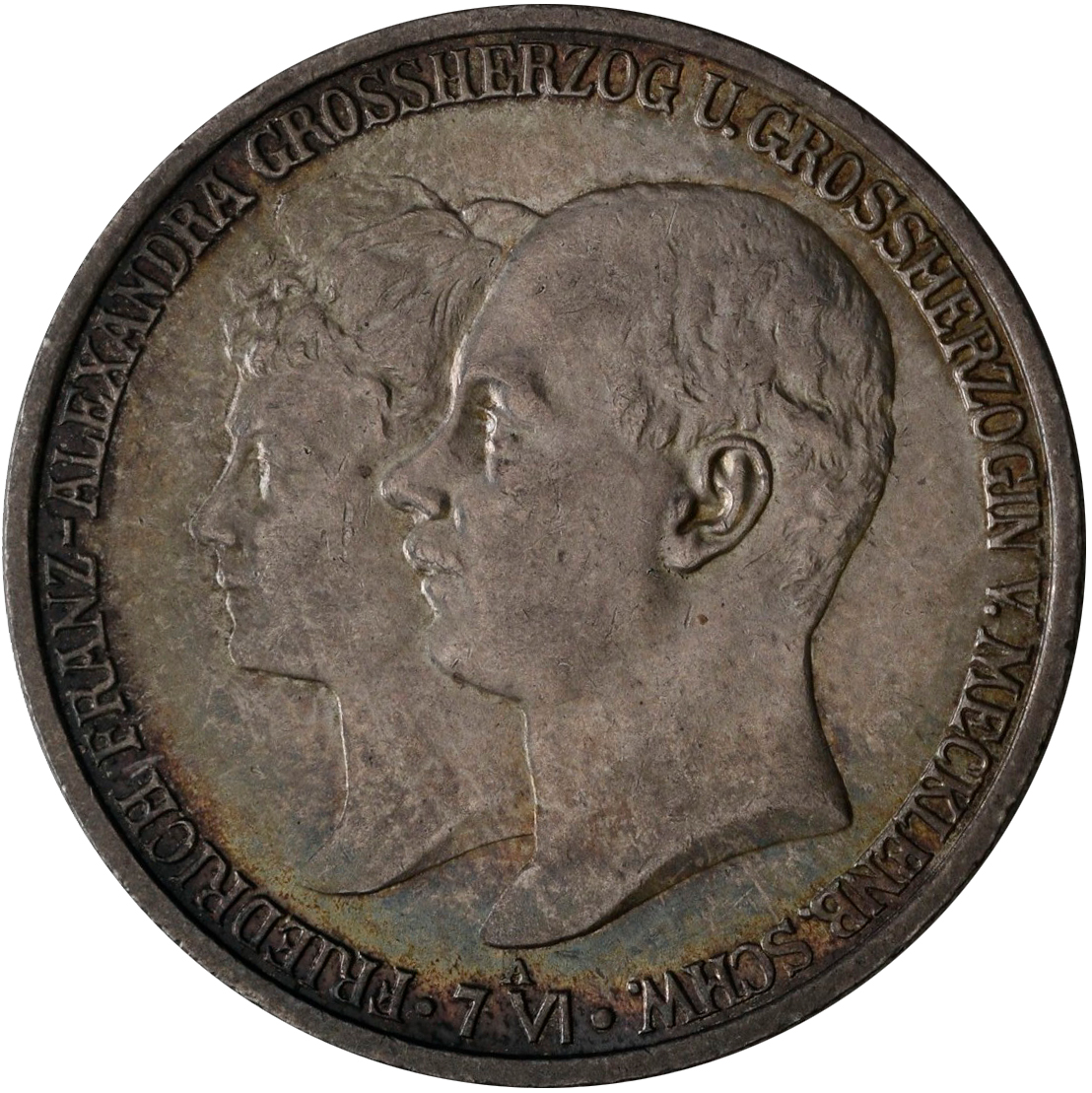 Lot 00322 - Mecklenburg-Schwerin | Umlaufmünzen 2 Mark bis 5 Mark - Deutsches Kaiserreich  -  Auktionshaus Christoph Gärtner GmbH & Co. KG 58th AUCTION - Day 1