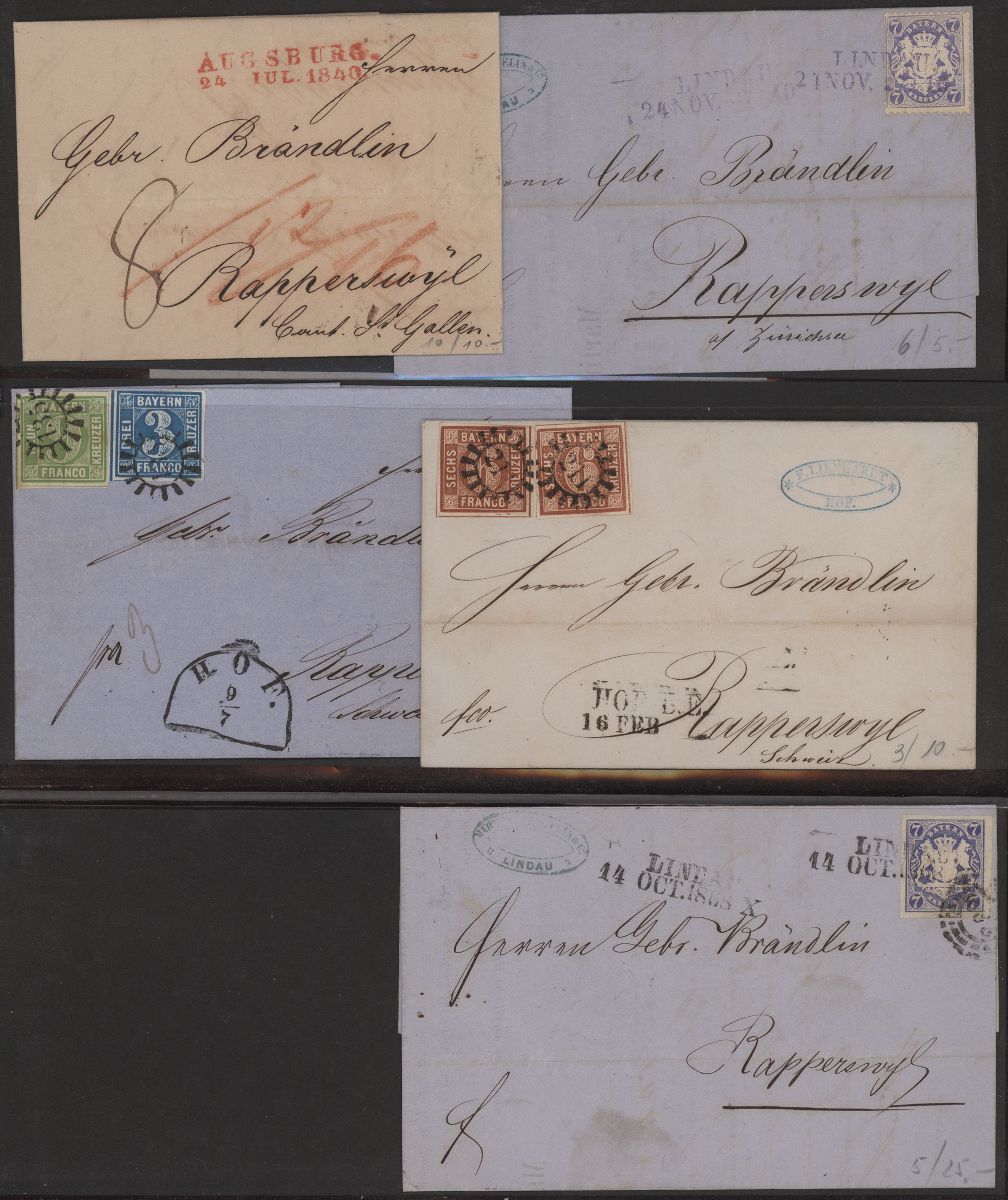 Lot 09701 - Bayern - Marken und Briefe - Auktionshaus Christoph Gärtner GmbH & Co. KG 59th AUCTION - day 5 Lot 09701 - Bayern - Marken und Briefe - Auktionshaus Christoph Gärtner GmbH & Co. KG 59th AUCTION - day 5