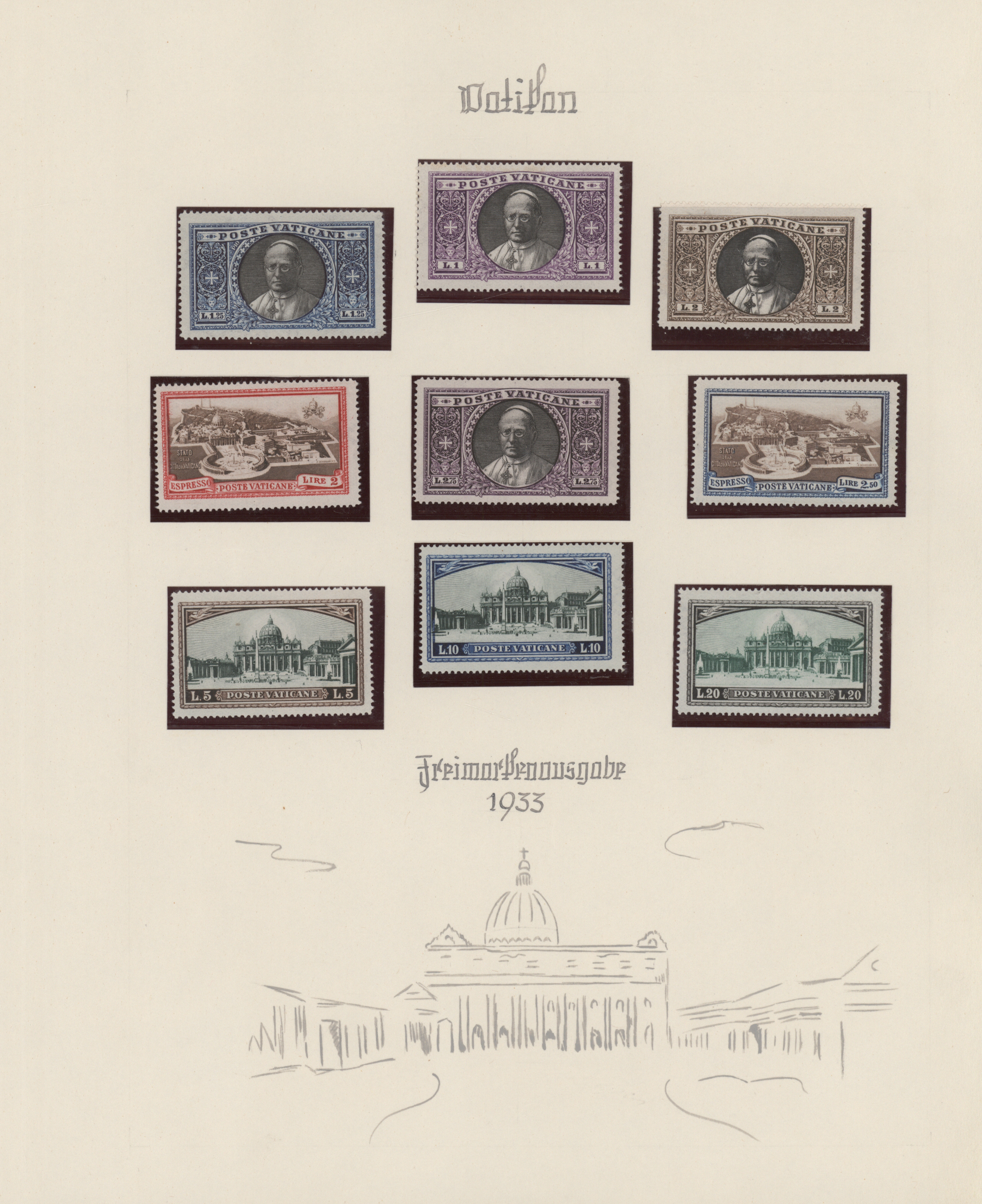Lot 09291 - vatikan - Auktionshaus Christoph Gärtner GmbH & Co. KG 57th AUCTION - Day 4 Lot 09291 - vatikan - Auktionshaus Christoph Gärtner GmbH & Co. KG 57th AUCTION - Day 4
