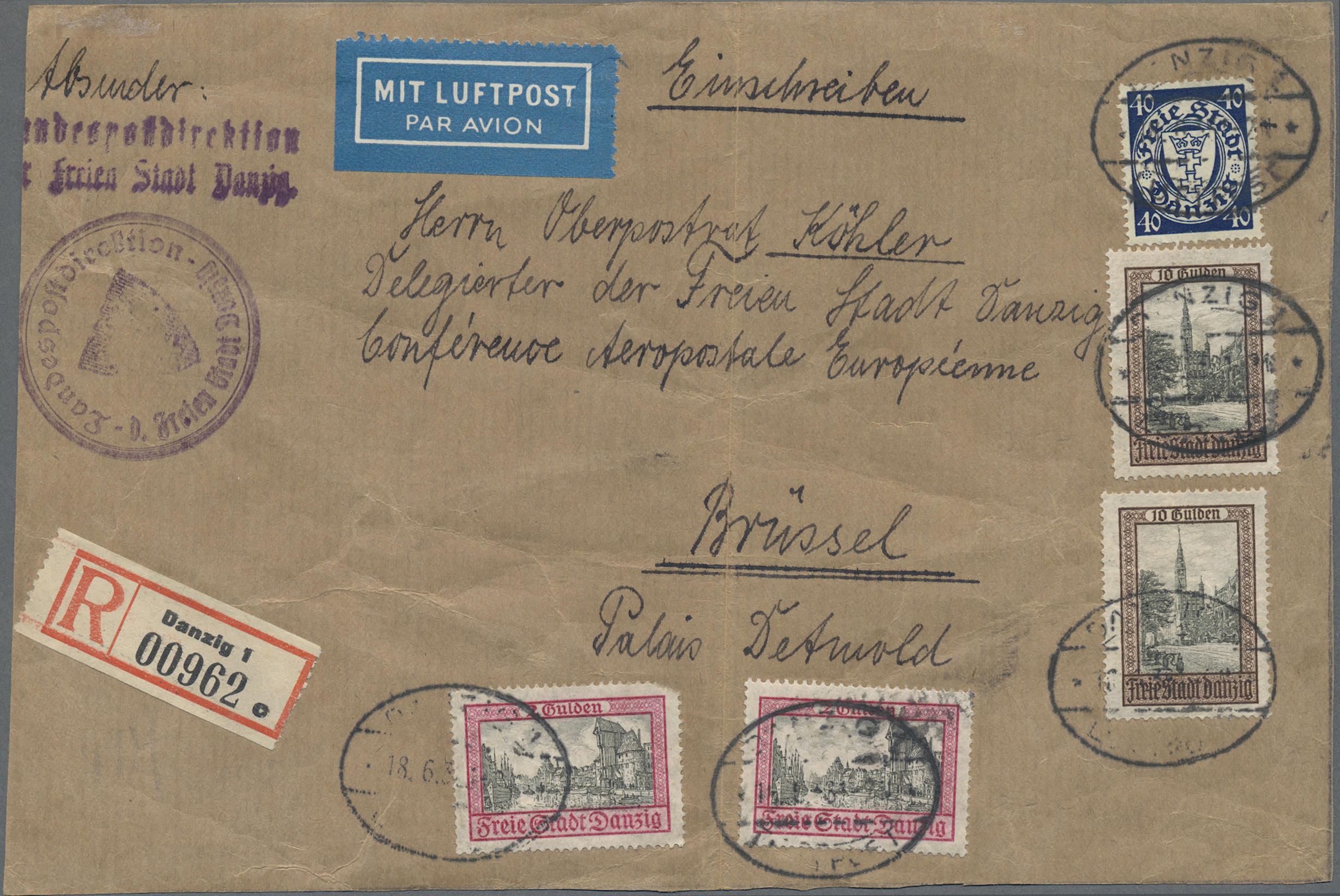 Lot 05942 - danzig - Auktionshaus Christoph Gärtner GmbH & Co. KG 57th AUCTION - Day 3 Lot 05942 - danzig - Auktionshaus Christoph Gärtner GmbH & Co. KG 57th AUCTION - Day 3