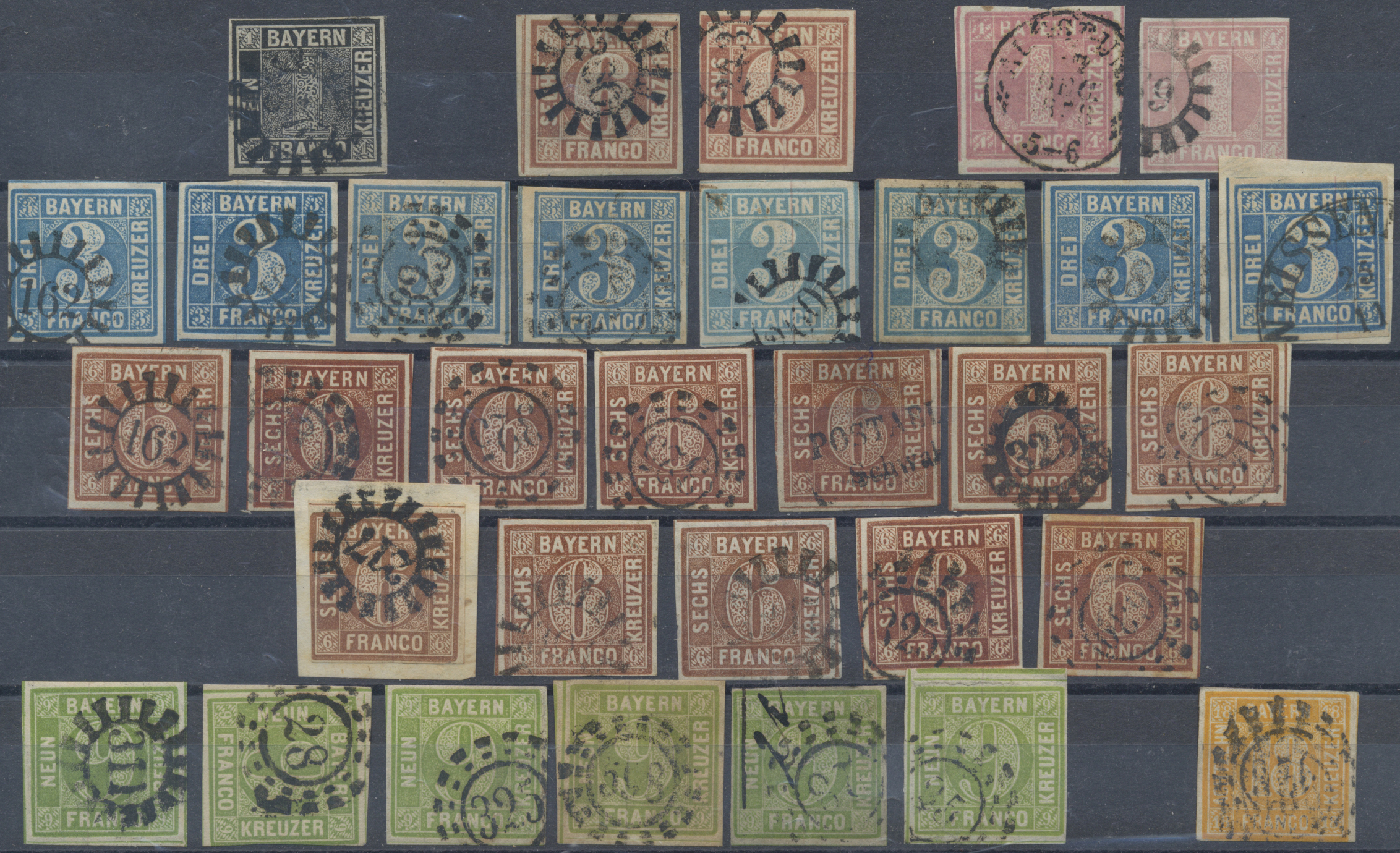 Lot 09695 - Bayern - Marken und Briefe - Auktionshaus Christoph Gärtner GmbH & Co. KG 59th AUCTION - day 5 Lot 09695 - Bayern - Marken und Briefe - Auktionshaus Christoph Gärtner GmbH & Co. KG 59th AUCTION - day 5