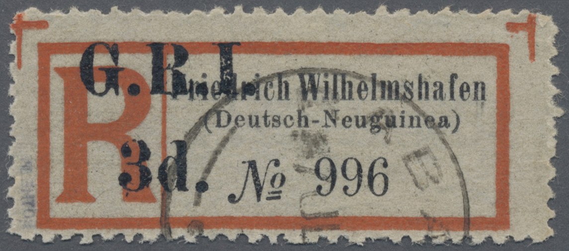 Lot 00167 - Deutsch-Neuguinea - Britische Besetzung  -  Auktionshaus Christoph Gärtner GmbH & Co. KG Intenational Rarities and contains lots from the collection of Peter Zgonc