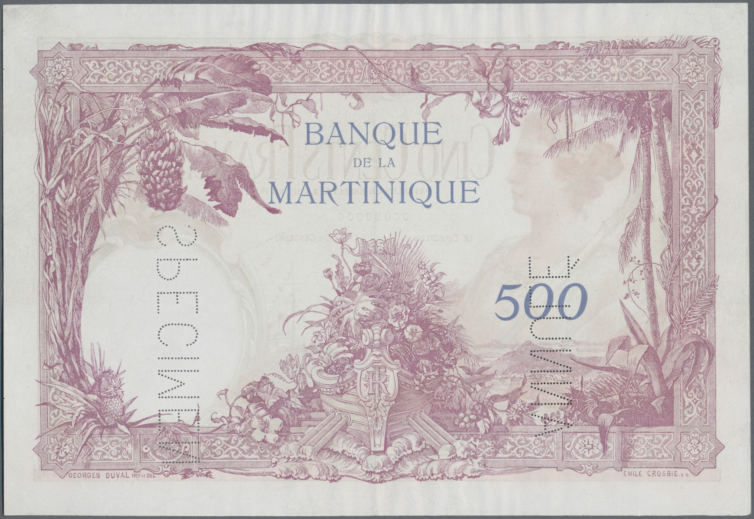 Lot 02014 - Martinique | Banknoten  -  Auktionshaus Christoph Gärtner GmbH & Co. KG Sale #45 Banknotes Worldwide