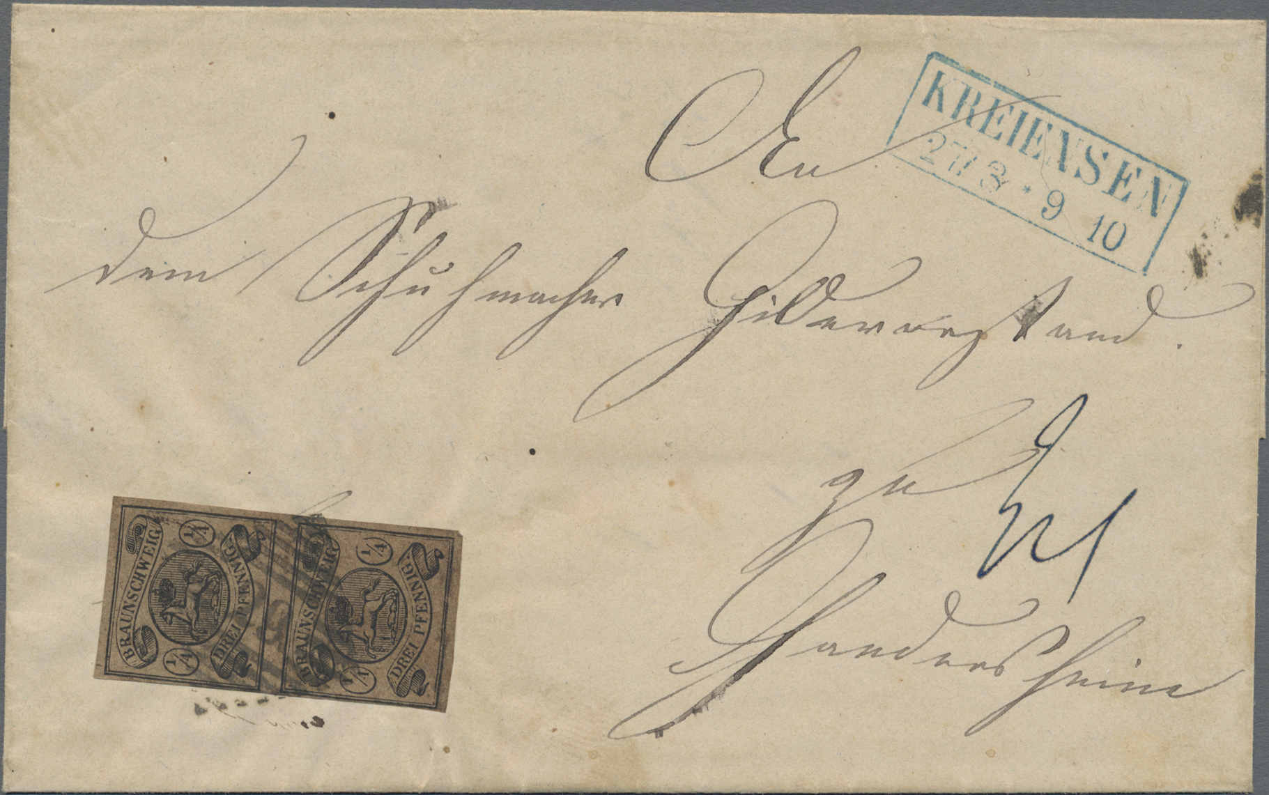 Lot 02874 - Braunschweig - Marken und Briefe - Auktionshaus Christoph Gärtner GmbH & Co. KG 53rd AUCTION - Day 3 Germany Lot 02874 - Braunschweig - Marken und Briefe - Auktionshaus Christoph Gärtner GmbH & Co. KG 53rd AUCTION - Day 3 Germany